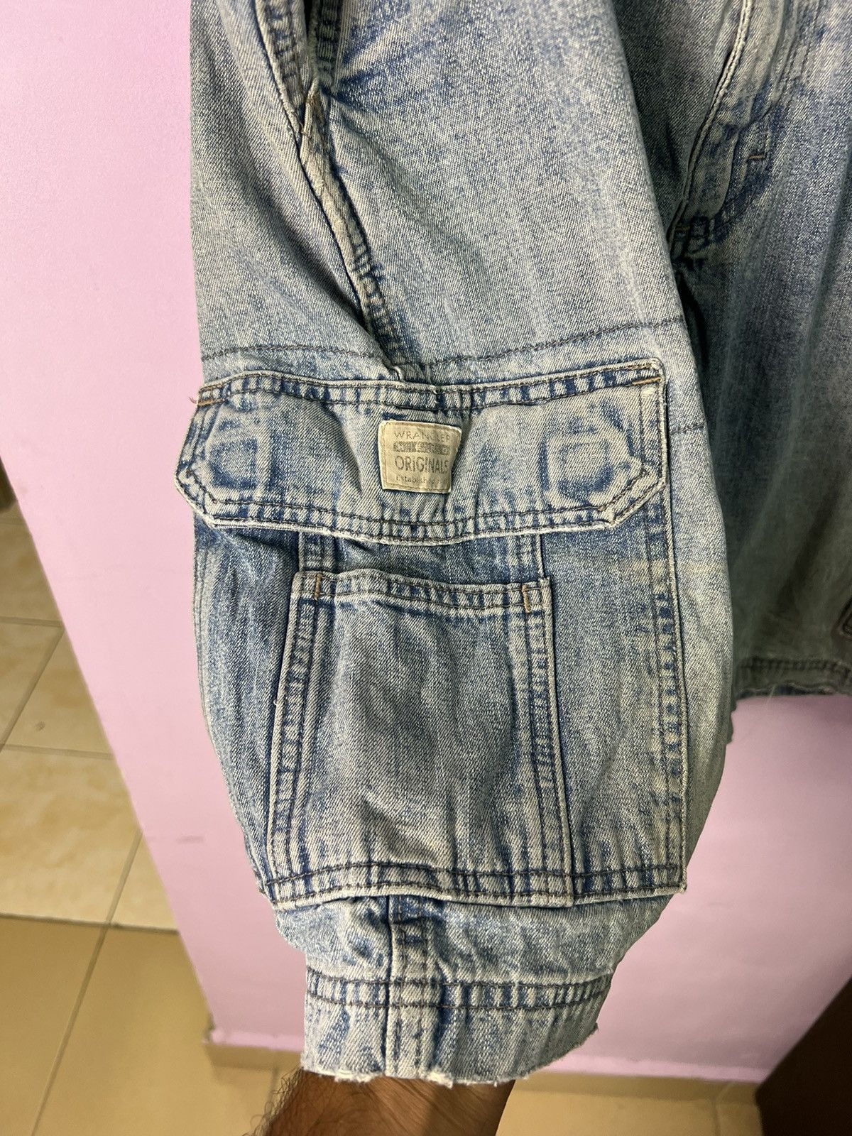 Wrangler 🔥Vintage Wrangler Denim Cargo Pants Size US 37 - 9 Thumbnail