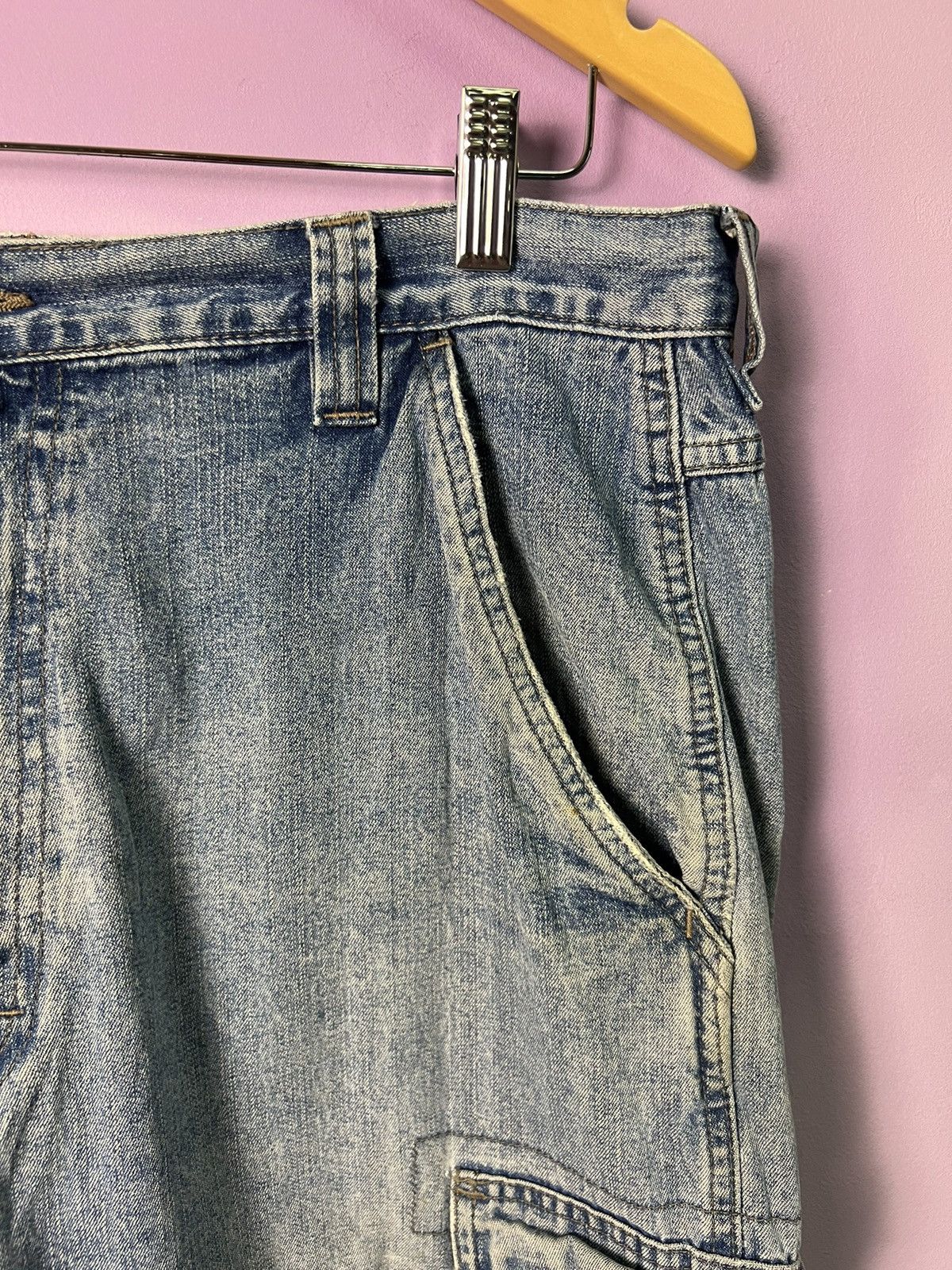 Wrangler 🔥Vintage Wrangler Denim Cargo Pants Size US 37 - 7 Thumbnail