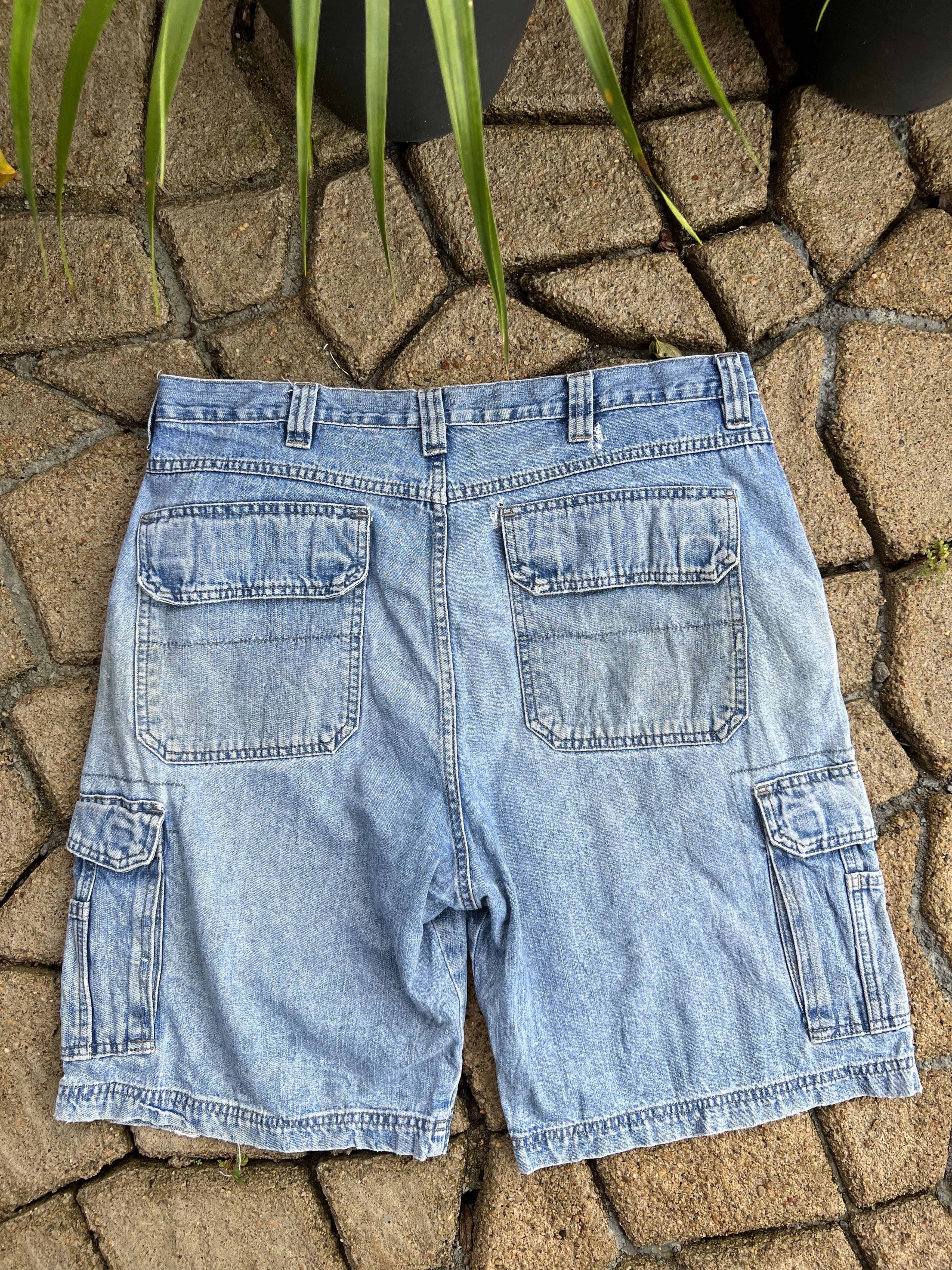 Wrangler 🔥Vintage Wrangler Denim Cargo Pants Size US 37 - 22 Thumbnail