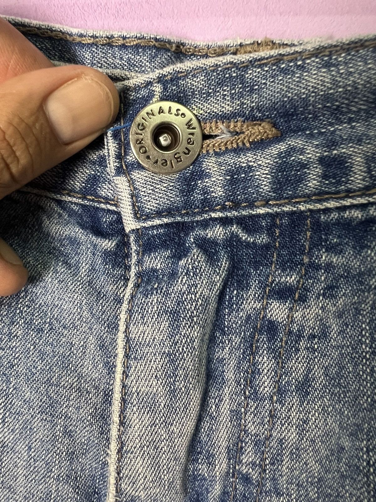 Wrangler 🔥Vintage Wrangler Denim Cargo Pants Size US 37 - 13 Thumbnail