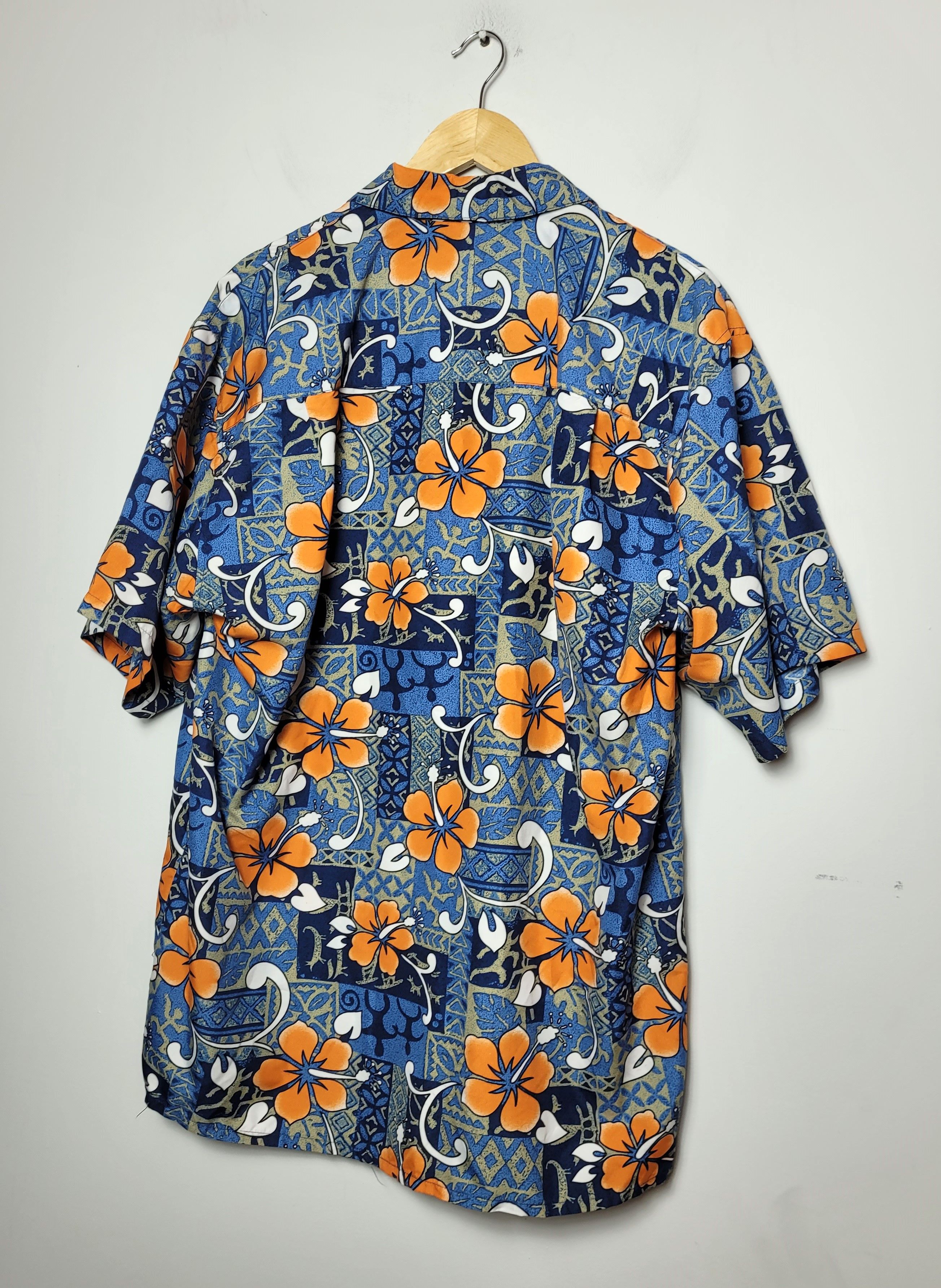 Vintage vintage floral hawaiian shirt Size US XL / EU 56 / 4 - 3 Thumbnail