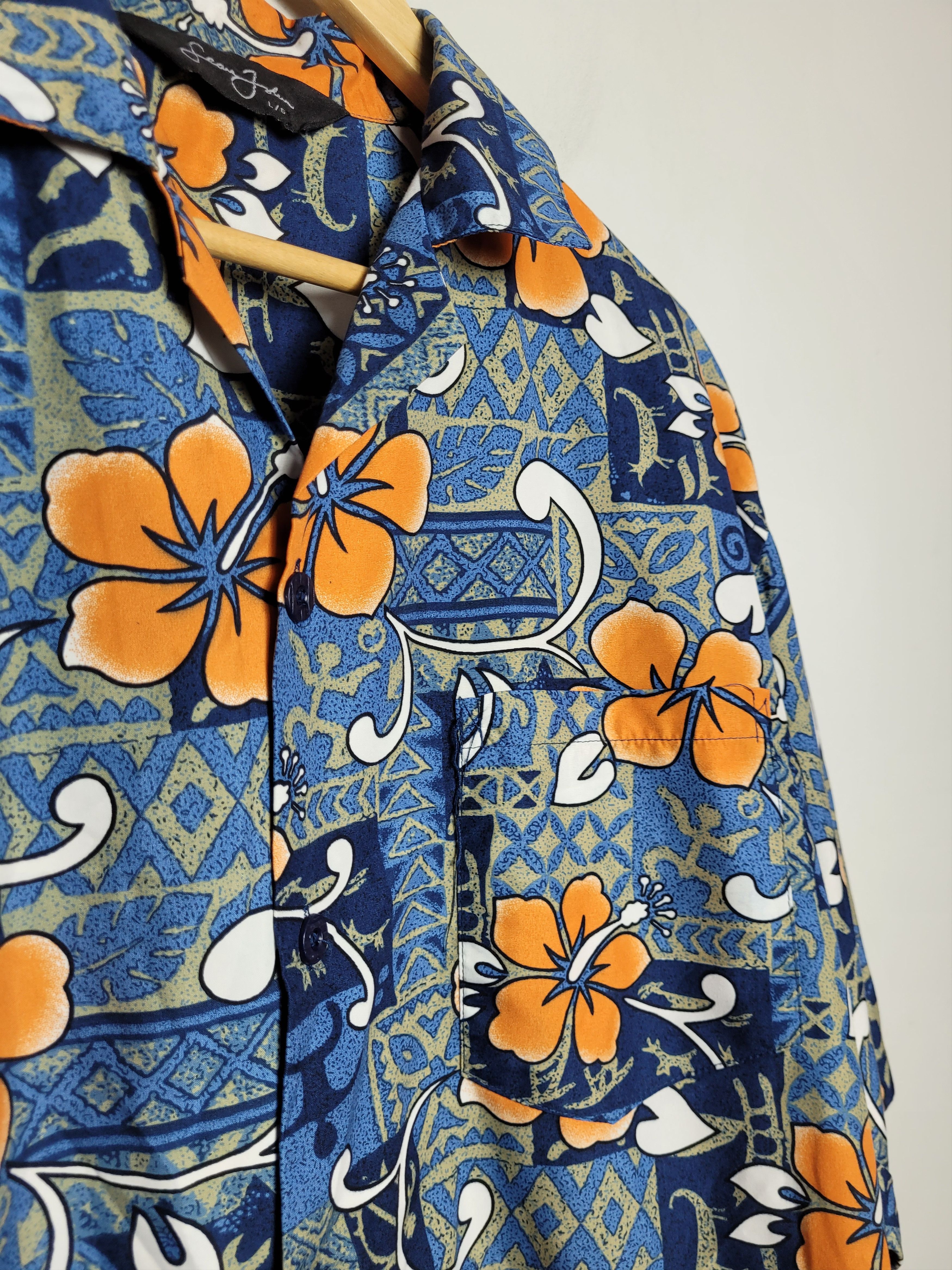 Vintage vintage floral hawaiian shirt Size US XL / EU 56 / 4 - 7 Thumbnail