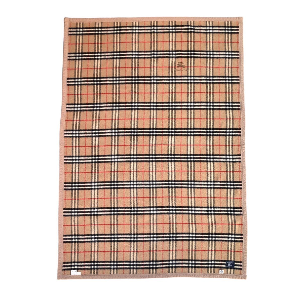 Burberry Vintage Burberrys Nova Check Blanket Sheet 100% Wool Size ONE SIZE - 6 Thumbnail