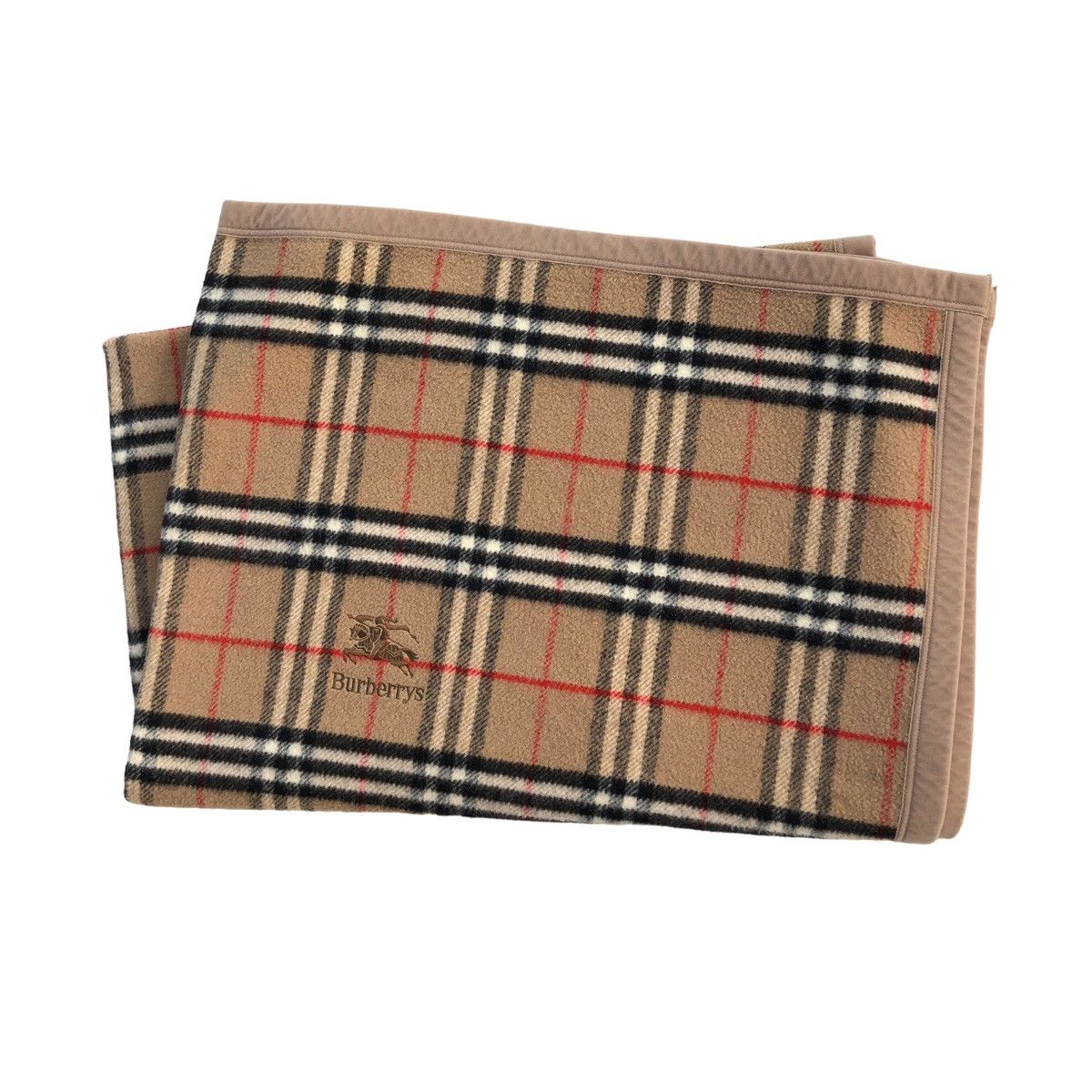 Burberry Vintage Burberrys Nova Check Blanket Sheet 100% Wool Size ONE SIZE - 4 Thumbnail