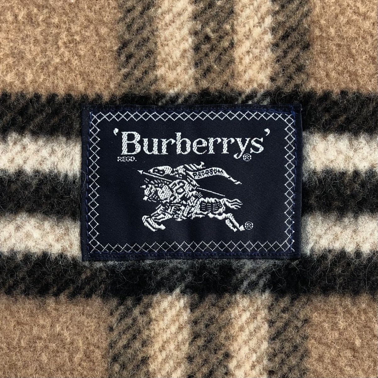 Burberry Vintage Burberrys Nova Check Blanket Sheet 100% Wool Size ONE SIZE - 8 Thumbnail