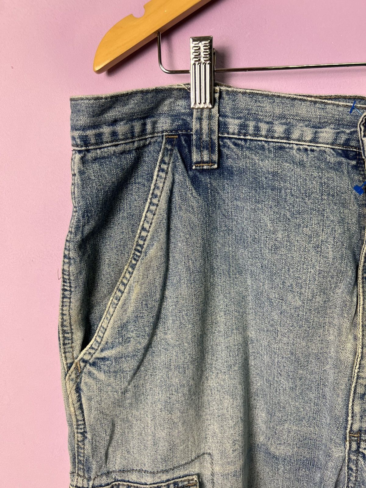 Wrangler 🔥Vintage Wrangler Denim Cargo Pants Size US 37 - 10 Thumbnail