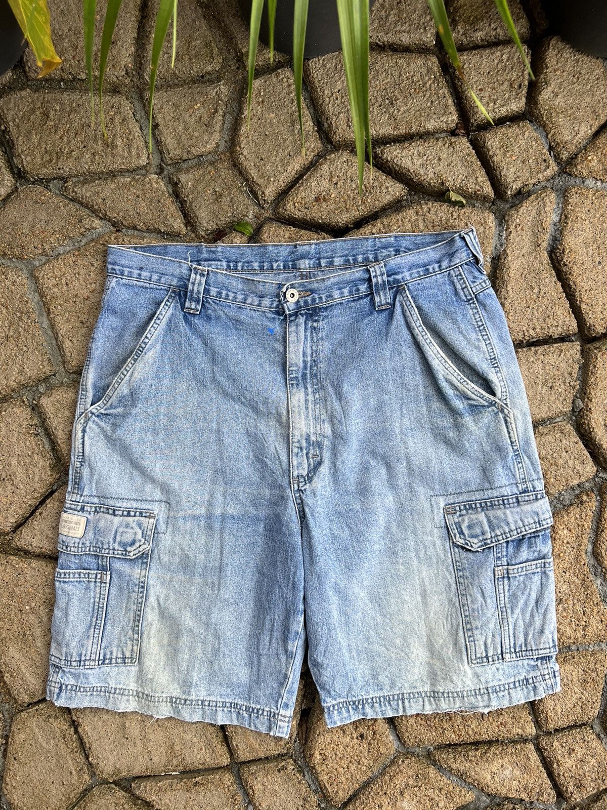 Wrangler 🔥Vintage Wrangler Denim Cargo Pants Size US 37 - 1 Thumbnail