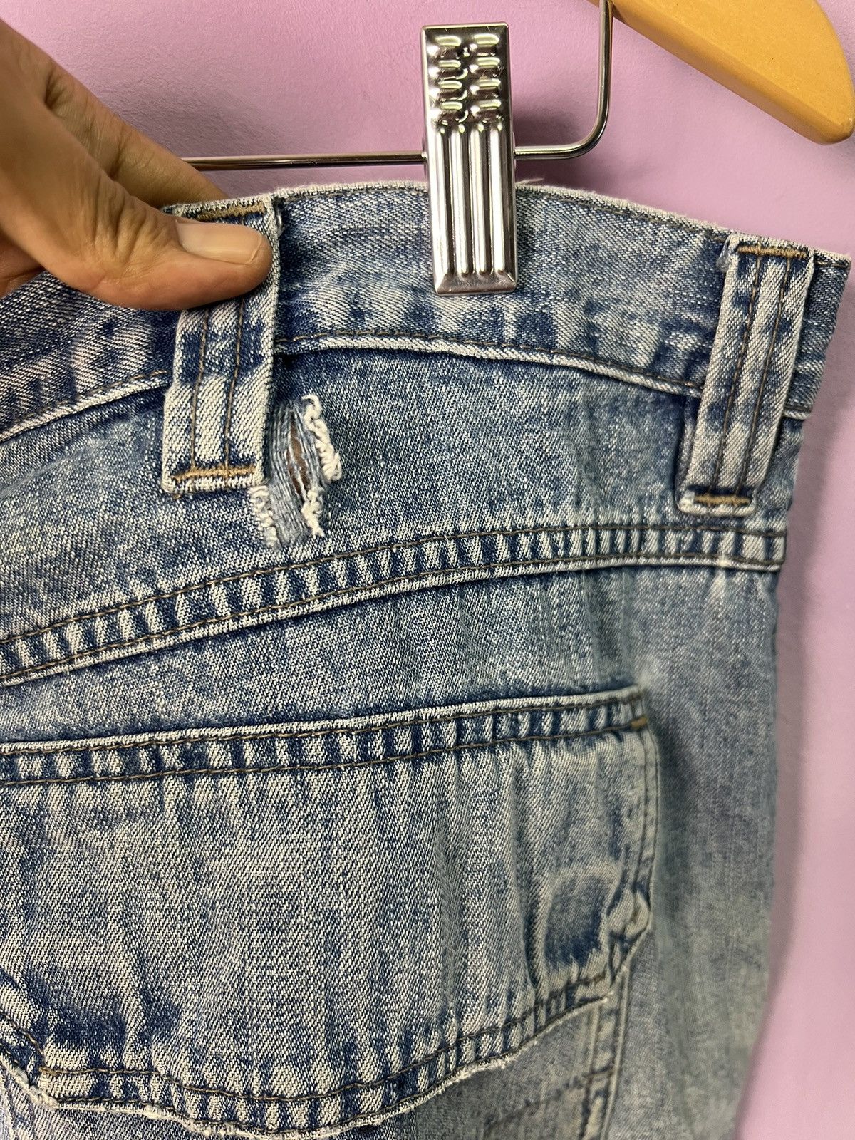 Wrangler 🔥Vintage Wrangler Denim Cargo Pants Size US 37 - 18 Thumbnail