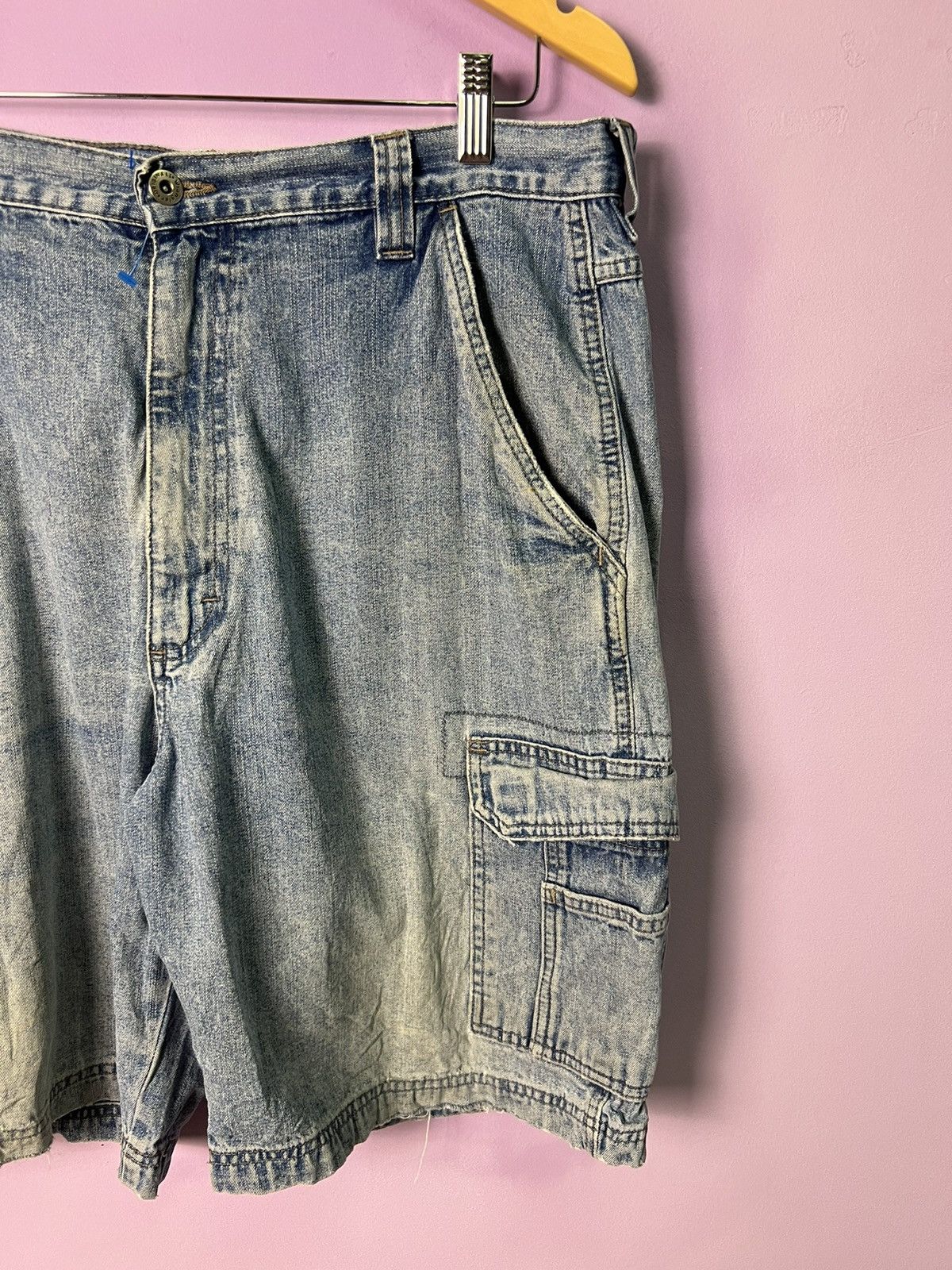 Wrangler 🔥Vintage Wrangler Denim Cargo Pants Size US 37 - 6 Thumbnail