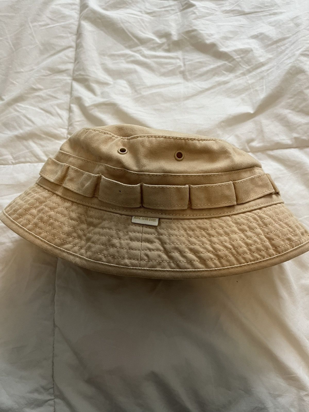Pre-owned Aimé Leon Dore Crusher Bucket Hat In Khaki
