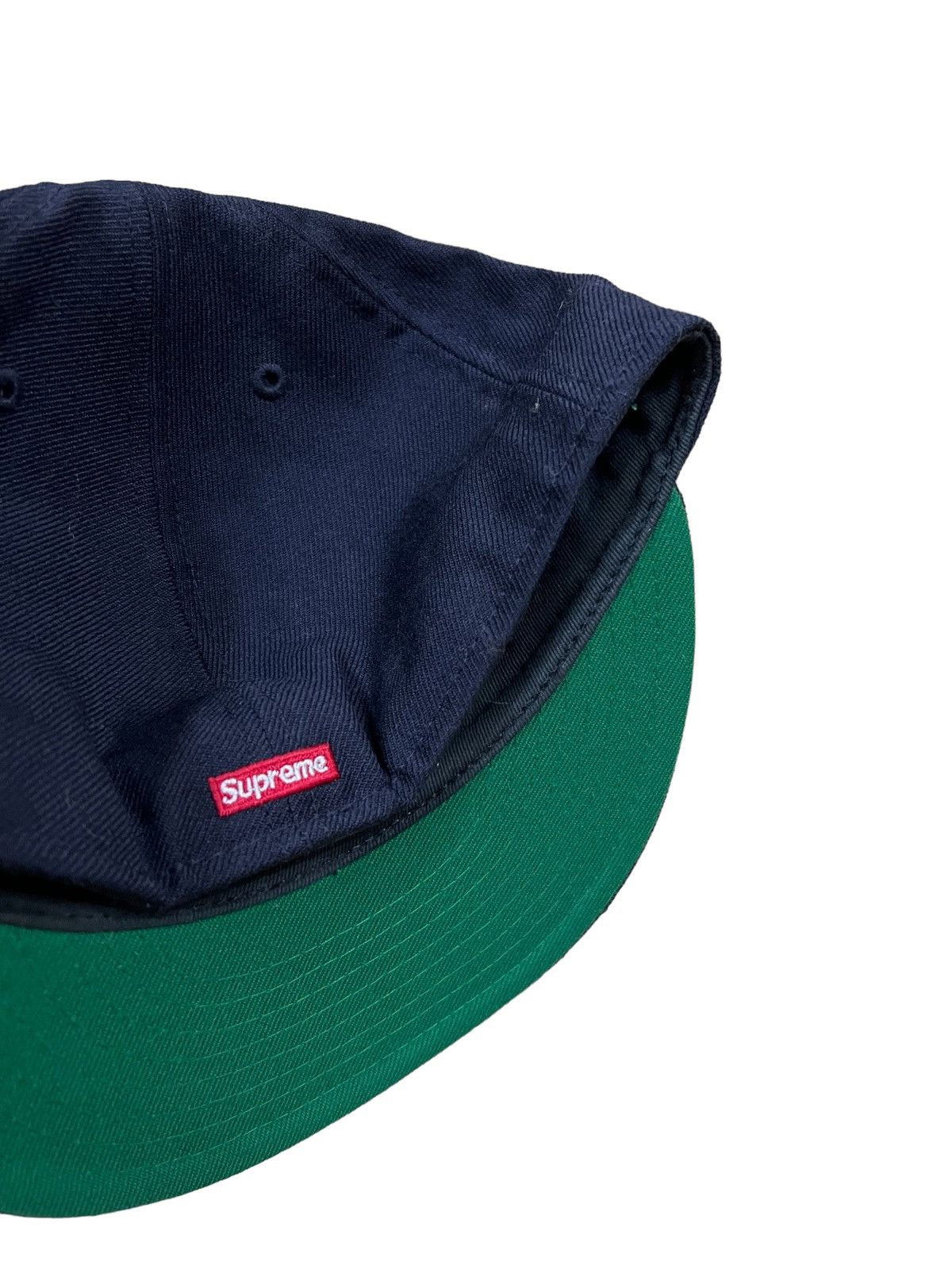 New Era × Supreme AW12 Supreme New Era Letterman Zebra Striped Fitted Wool Cap Size ONE SIZE - 5 Thumbnail
