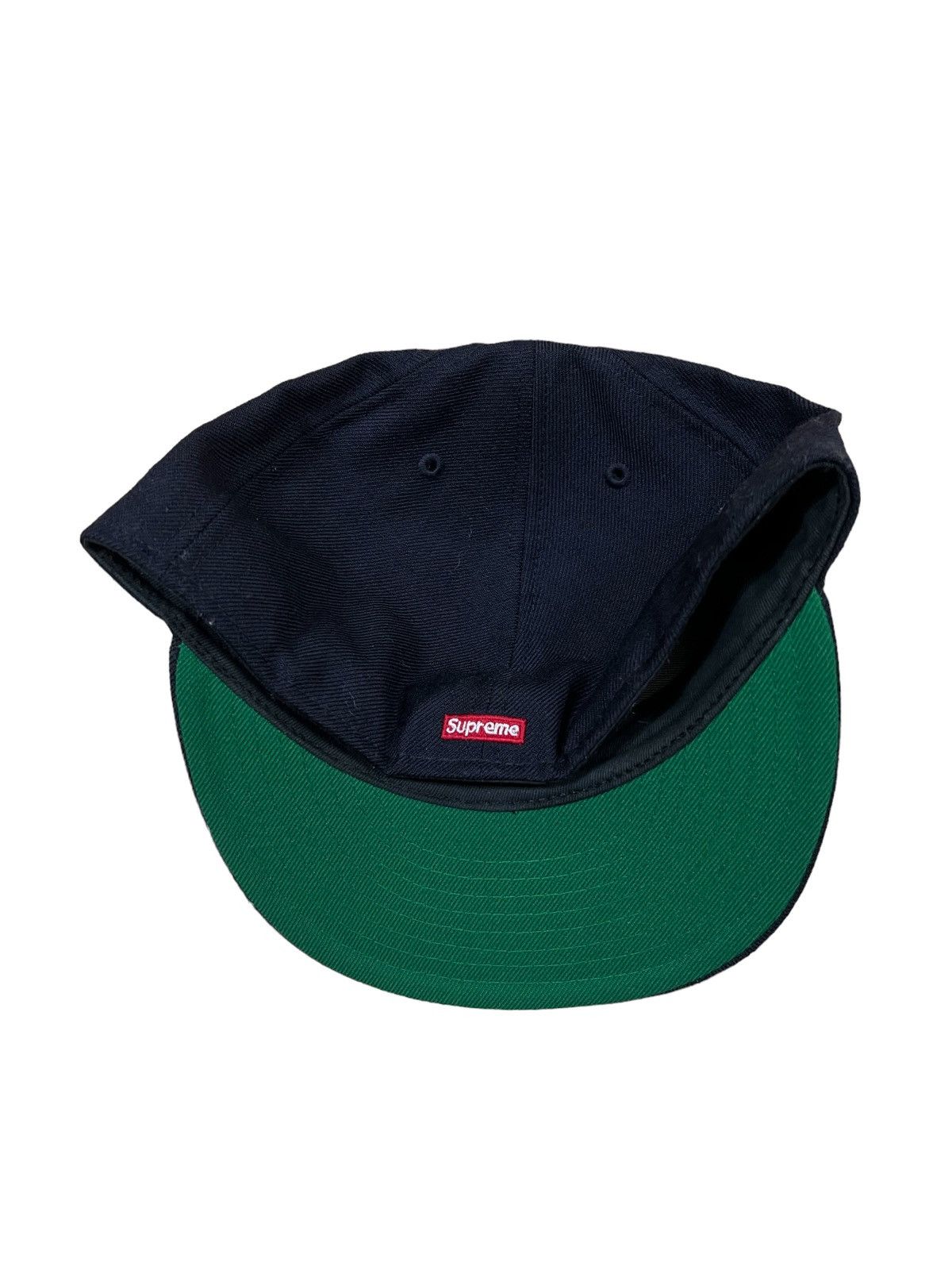 New Era × Supreme AW12 Supreme New Era Letterman Zebra Striped Fitted Wool Cap Size ONE SIZE - 4 Thumbnail