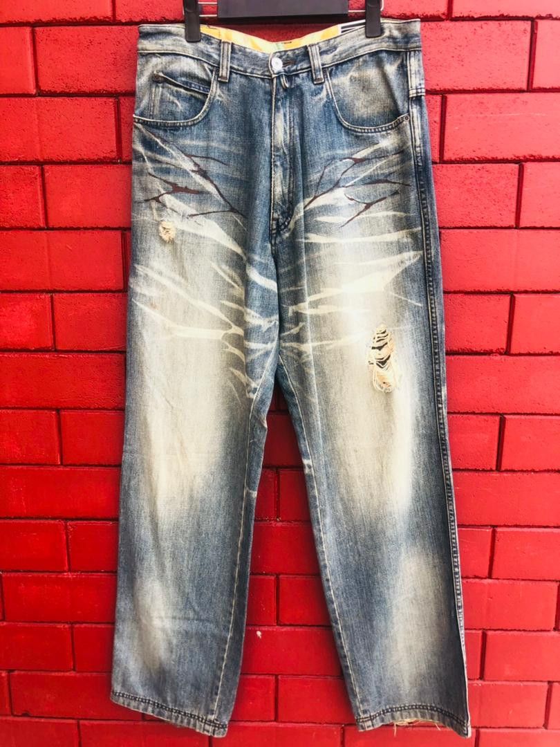 Japanese Brand × Vintage Vintage Double Hard Japanese Designer Fashion Style Size US 32 / EU 48 - 2 Thumbnail
