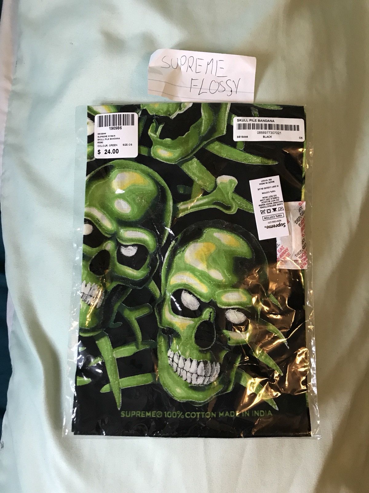 Supreme Supreme Skull Pile Bandana | Grailed