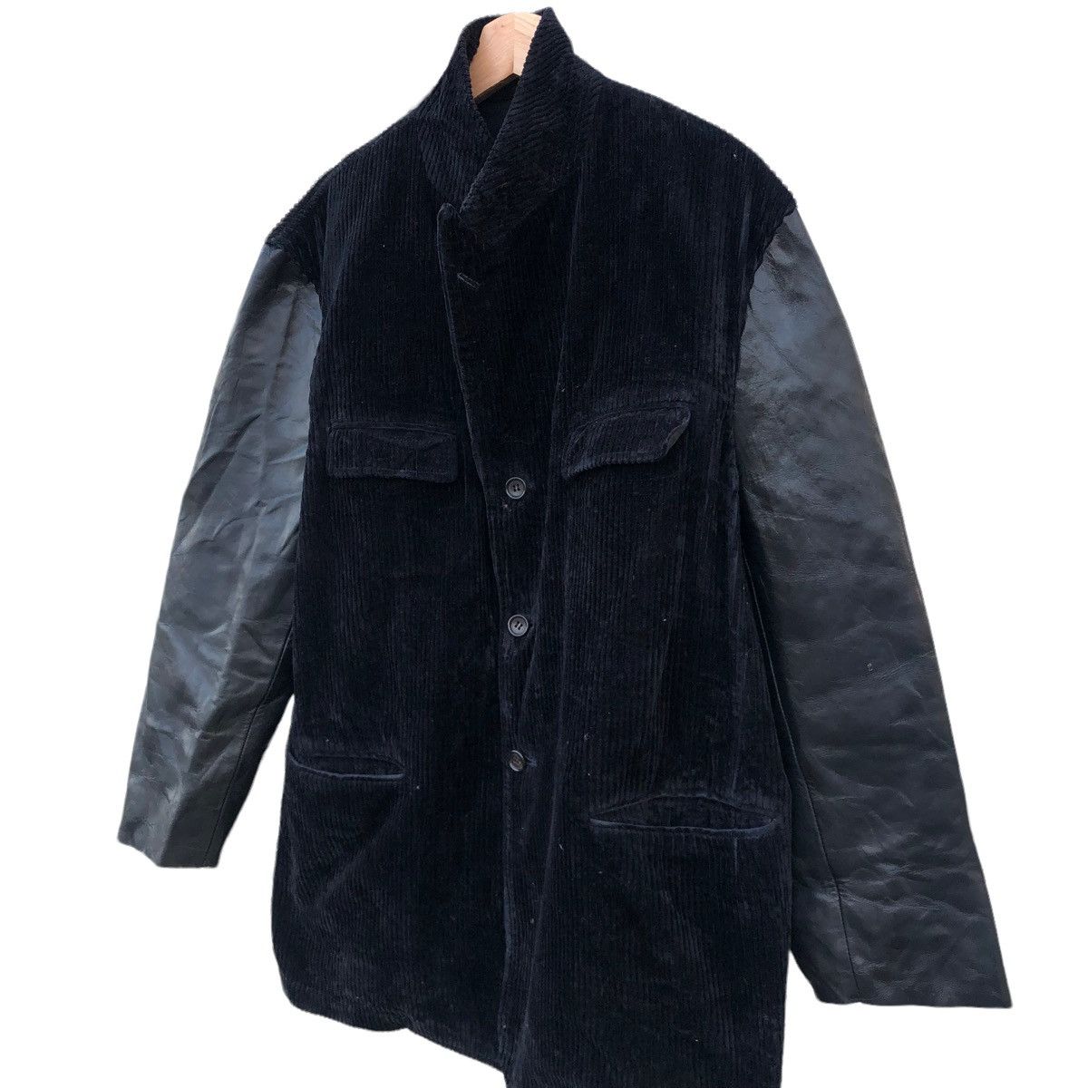 Comme des Garcons Vintage AD1995 sleeve leather Coat Size US M / EU 48-50 / 2 - 3 Thumbnail