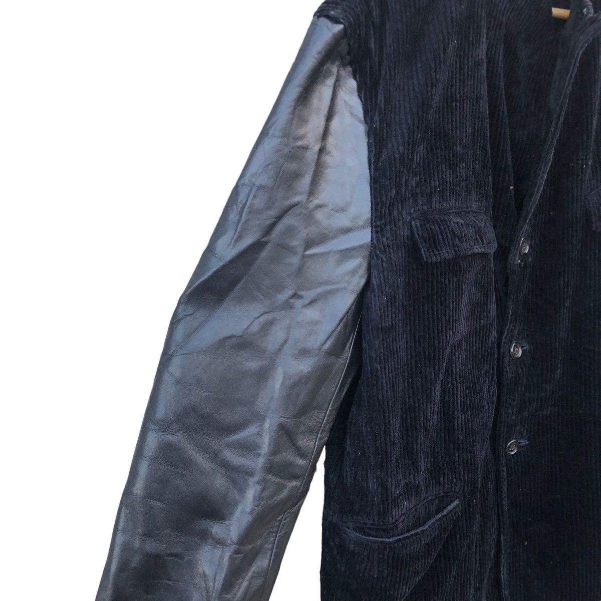 Comme des Garcons Vintage AD1995 sleeve leather Coat Size US M / EU 48-50 / 2 - 6 Thumbnail
