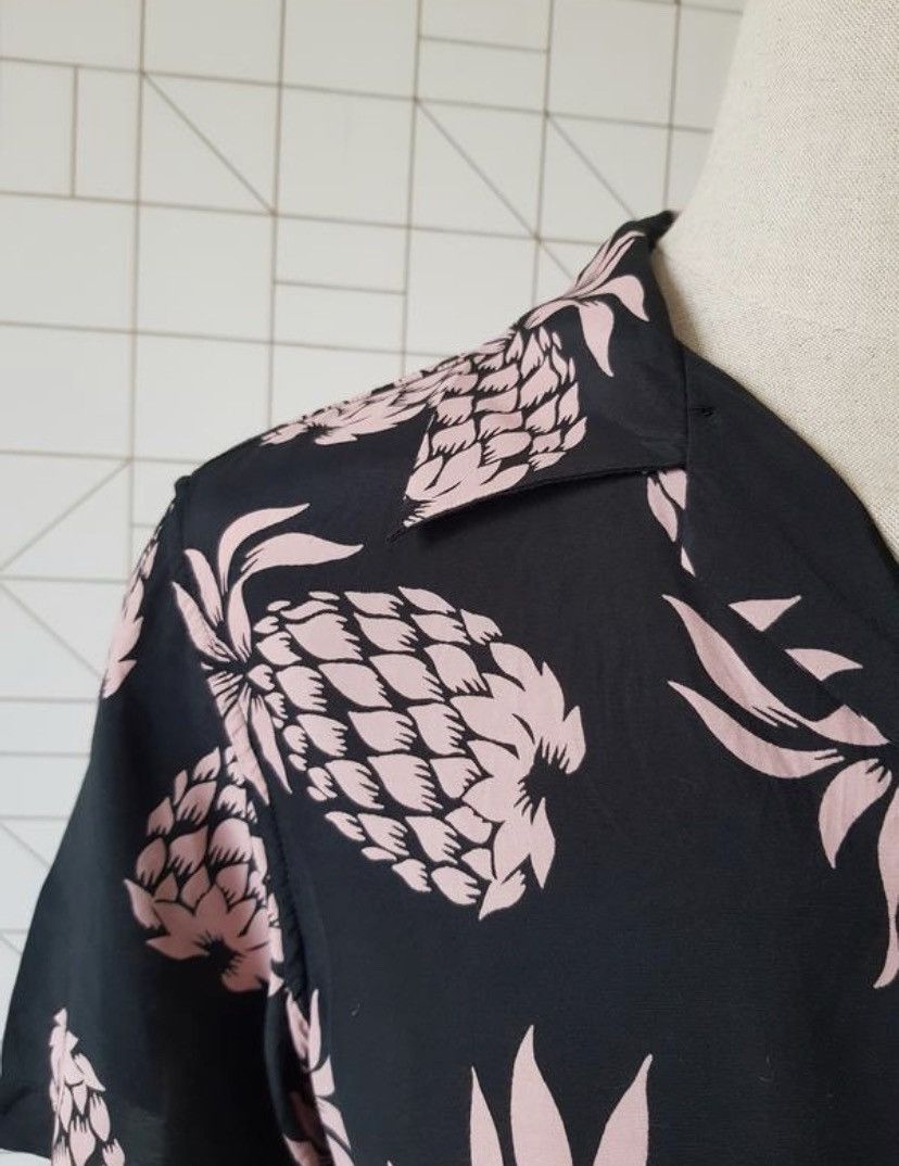 Sandro Sandro Paris Pineapple Hawaiian Viscose Camp Collar Shirt f1 Size US S / EU 44-46 / 1 - 2 Thumbnail