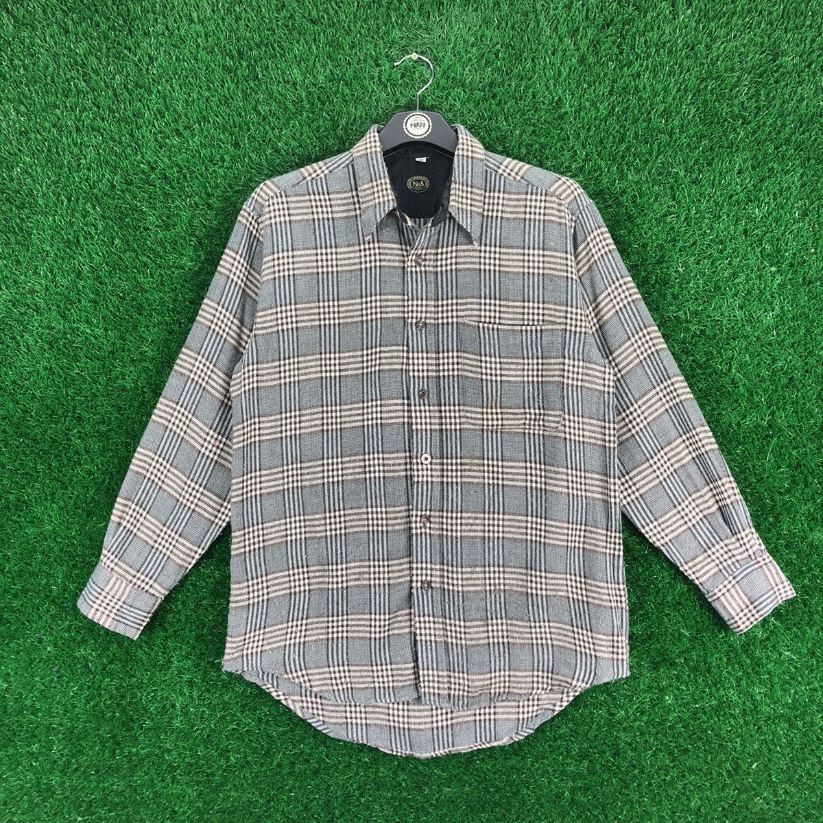 Flannel Vintage Flannel Tartan Check by N&S Size US S / EU 44-46 / 1 - 1 Thumbnail