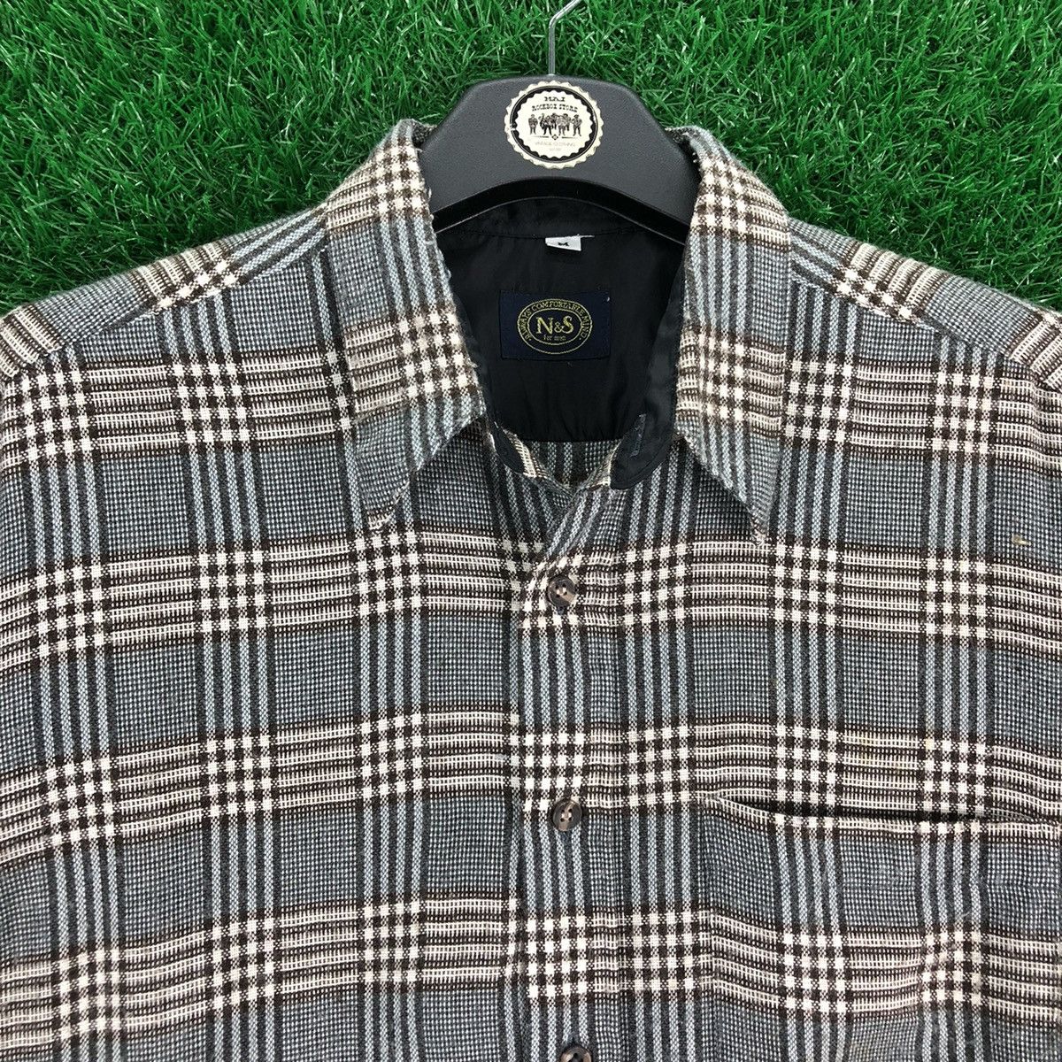 Flannel Vintage Flannel Tartan Check by N&S Size US S / EU 44-46 / 1 - 7 Thumbnail