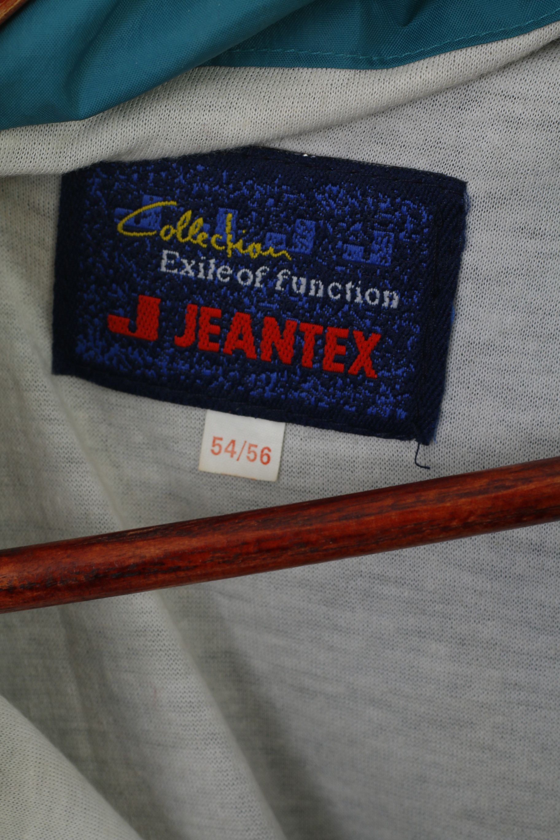 Vintage Jeantex Men 54/56 XL Jacket Green Nylon Waterproof 8346 Size US XL / EU 56 / 4 - 6 Thumbnail