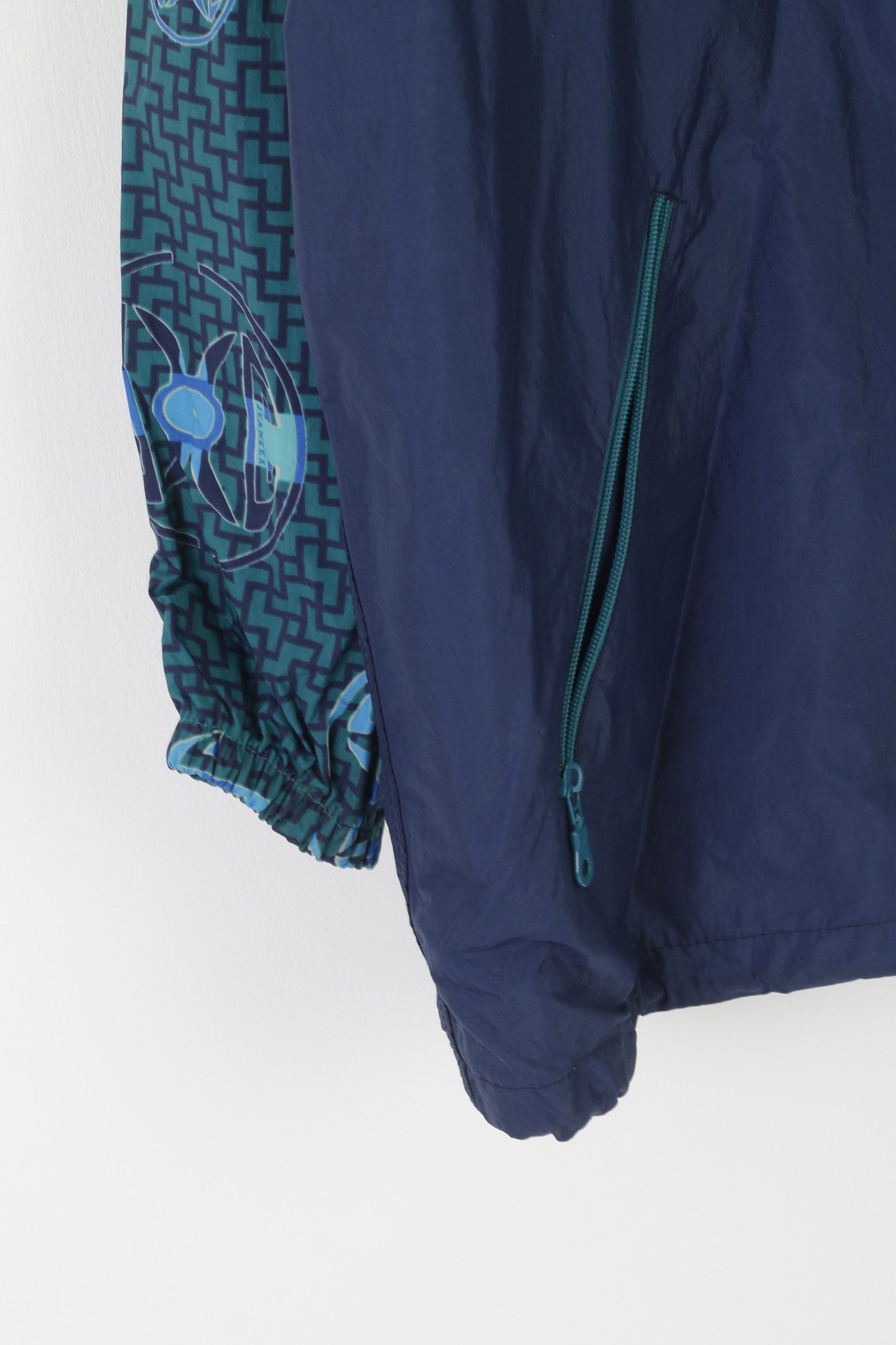 Vintage Jeantex Men 54/56 XL Jacket Green Nylon Waterproof 8346 Size US XL / EU 56 / 4 - 4 Thumbnail