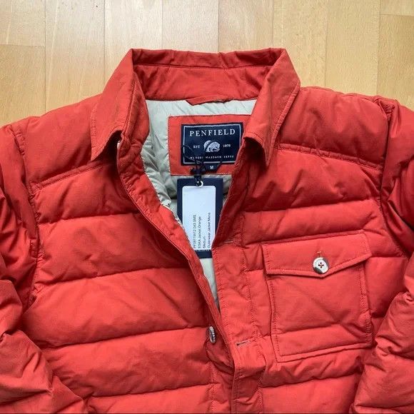 Penfield $450 BNWT Orange Down Puffer Jacket - Medium Size US M / EU 48-50 / 2 - 6 Thumbnail
