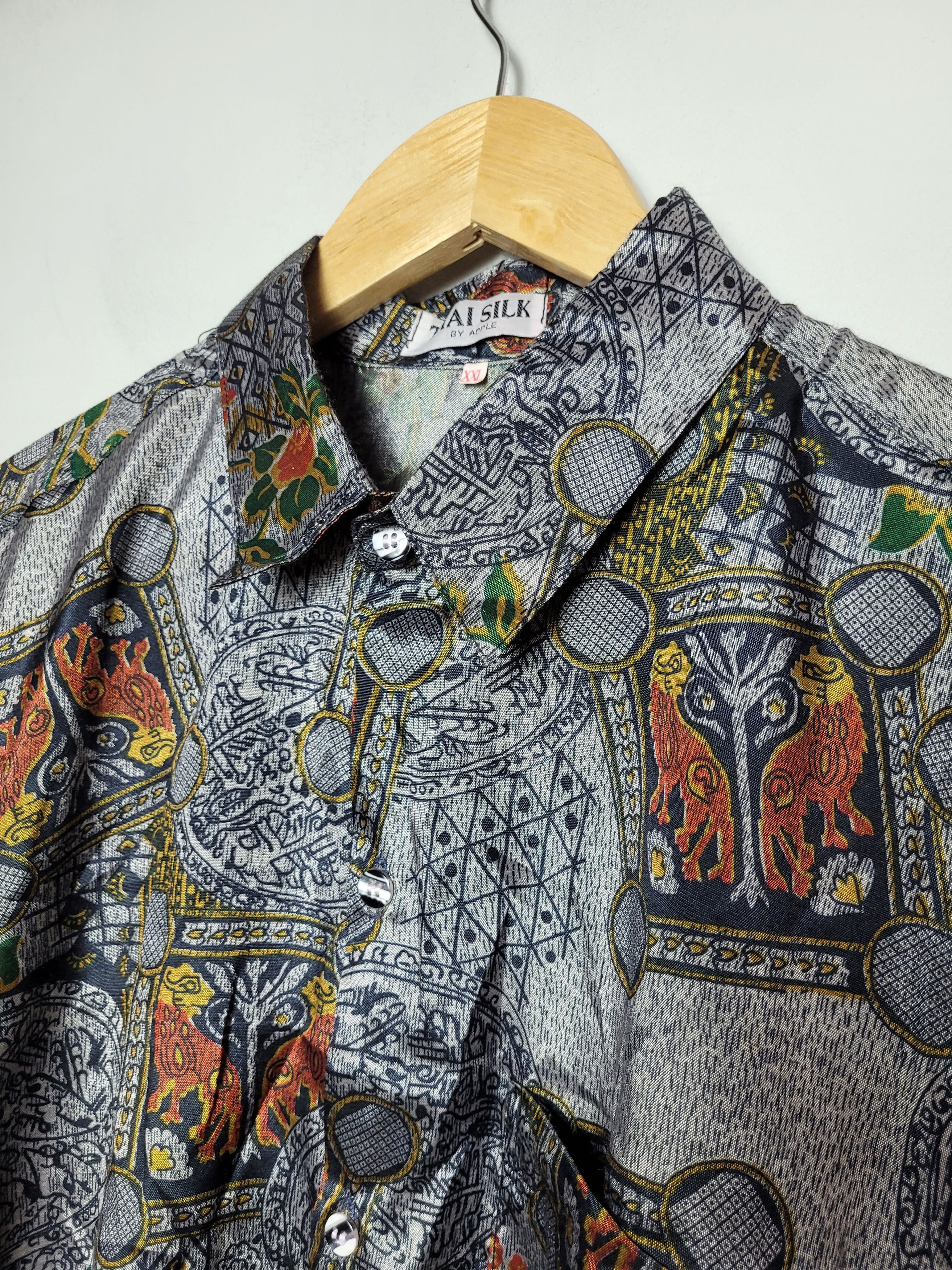 Vintage vintage hawaiian abstract shirt Size US XL / EU 56 / 4 - 3 Thumbnail