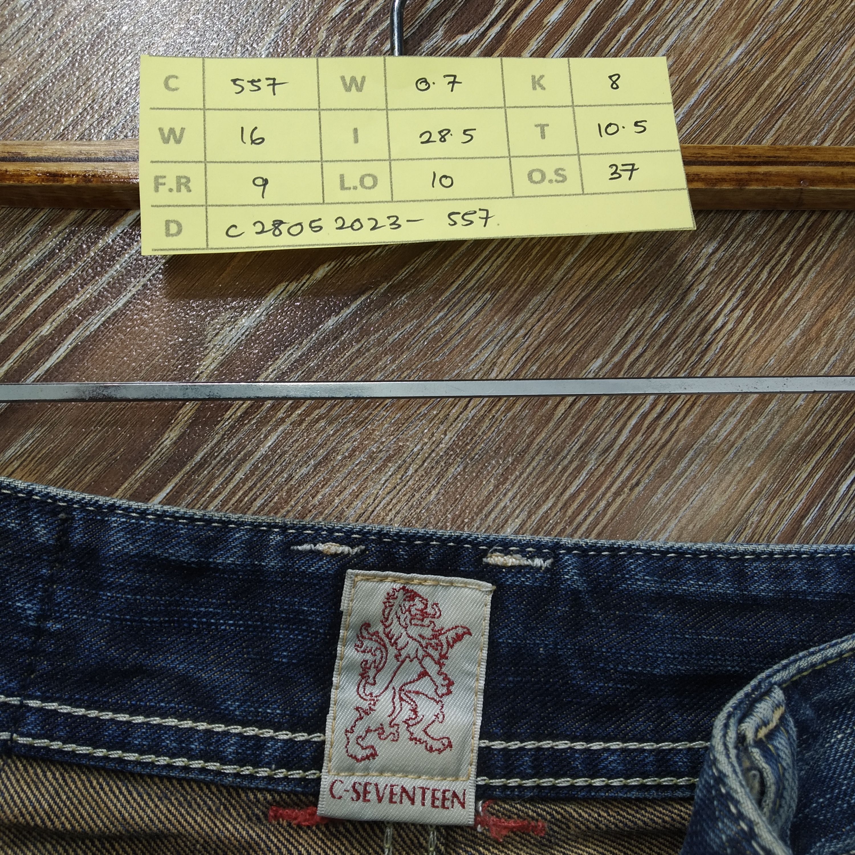 Japanese Brand Vintage C- Seventeen Japanese Brand Denim Ladies Jeans Size US 32 / EU 48 - 14 Thumbnail