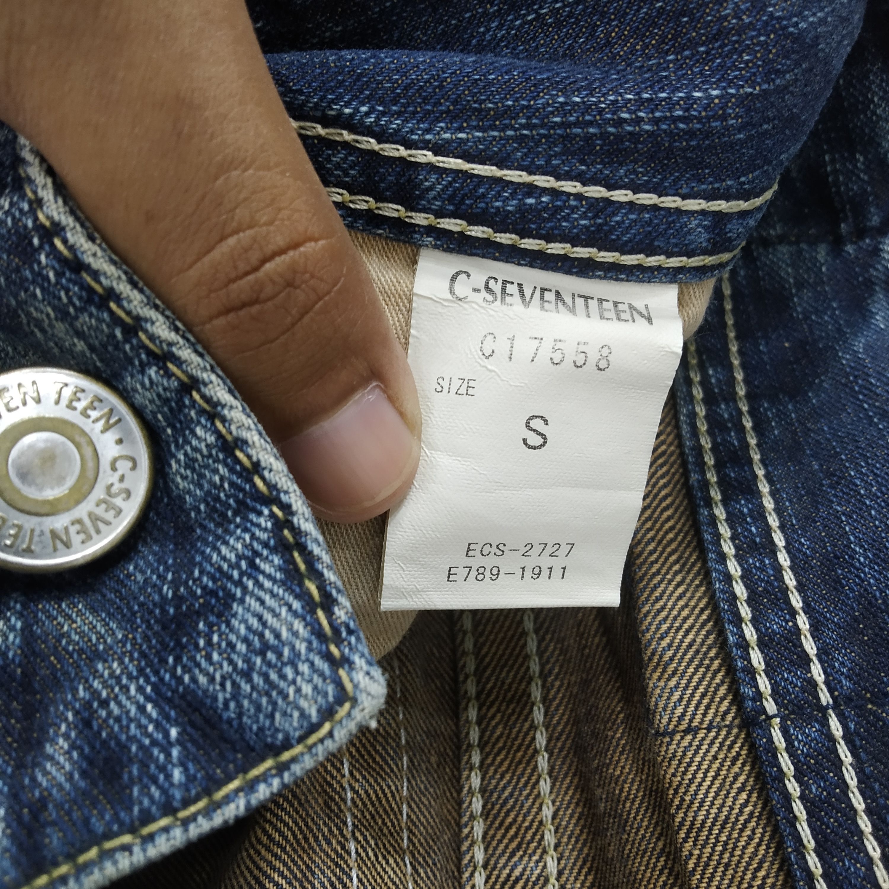 Japanese Brand Vintage C- Seventeen Japanese Brand Denim Ladies Jeans Size US 32 / EU 48 - 13 Thumbnail