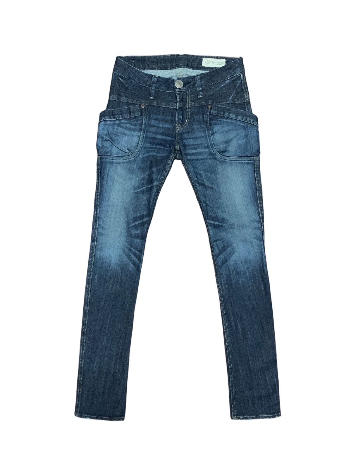 image of Beauty Beast Accept Offer Vintage Antgauge Multipocket Bush Jeans in Blue Wash, Women's (Size 28)