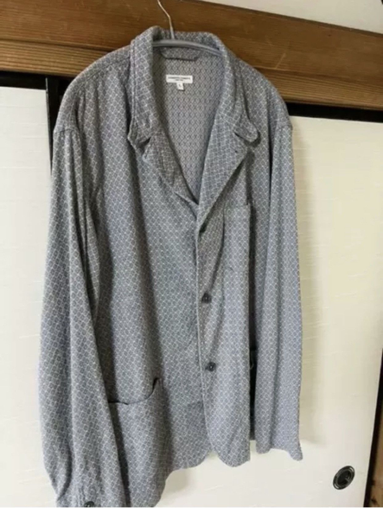 Engineered Garments Rare Summer Loiter Jacket, Large Pattern Fun Time Blazer Size 42R - 1 Thumbnail