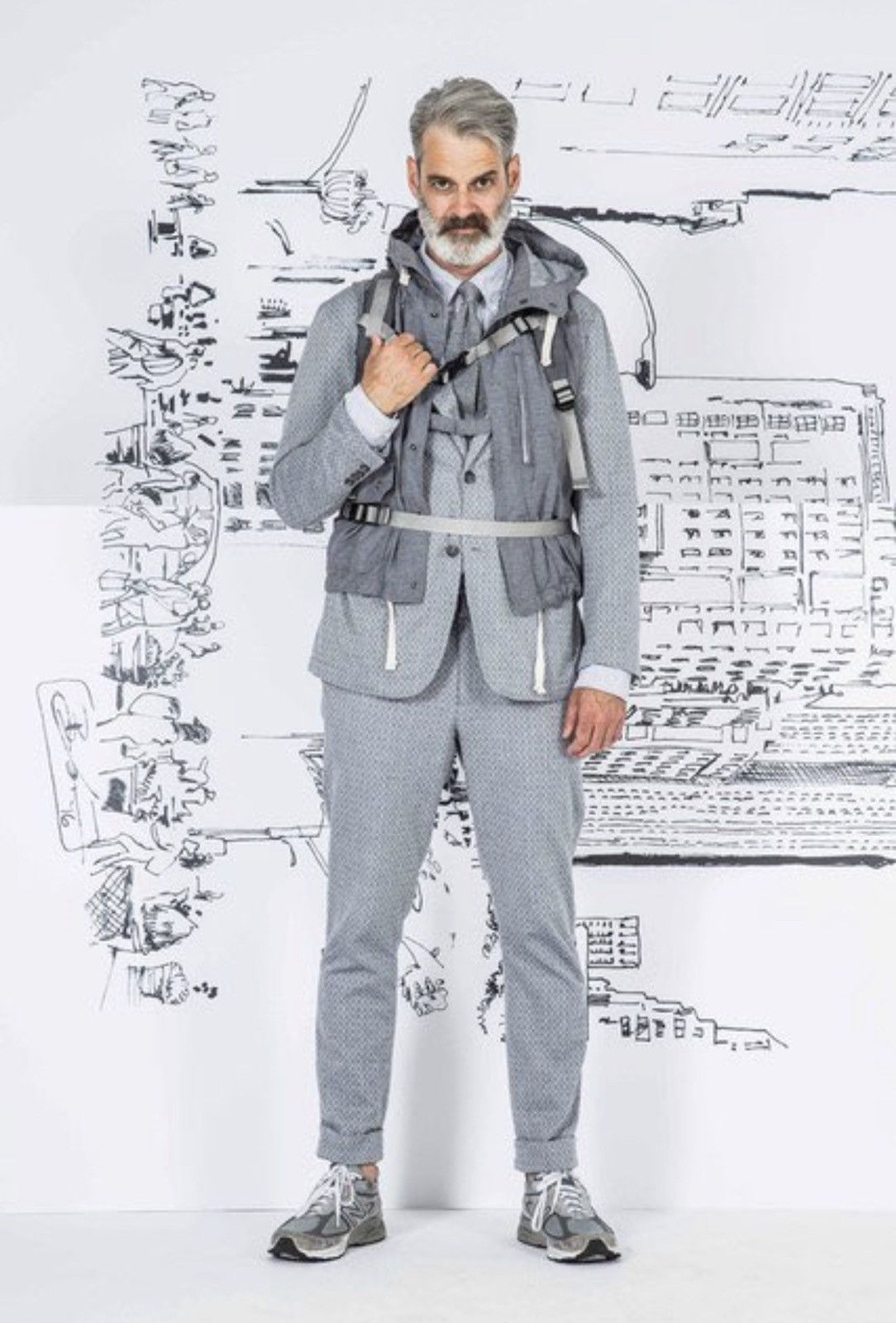 Engineered Garments Rare Summer Loiter Jacket, Large Pattern Fun Time Blazer Size 42R - 3 Thumbnail