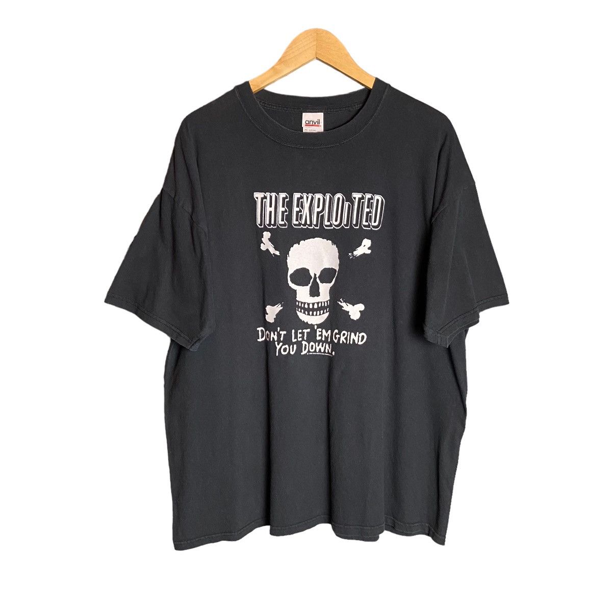 Vintage The Exploited Don’t Let ‘Em Grind You Down Punk Tee