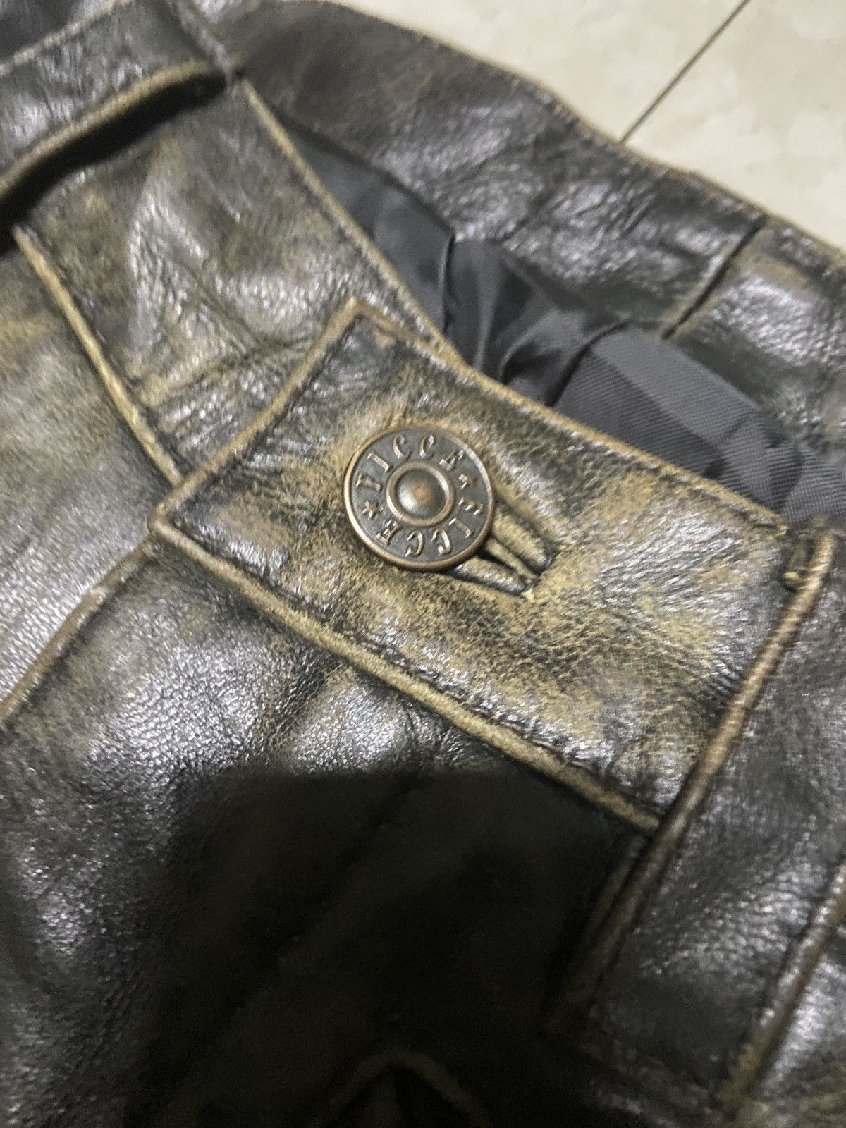 Vintage × Yoshiyuki Konishi RARE Vintage Yoshiyuki Konishi Leather Bondage Pant Size US 29 - 6 Thumbnail