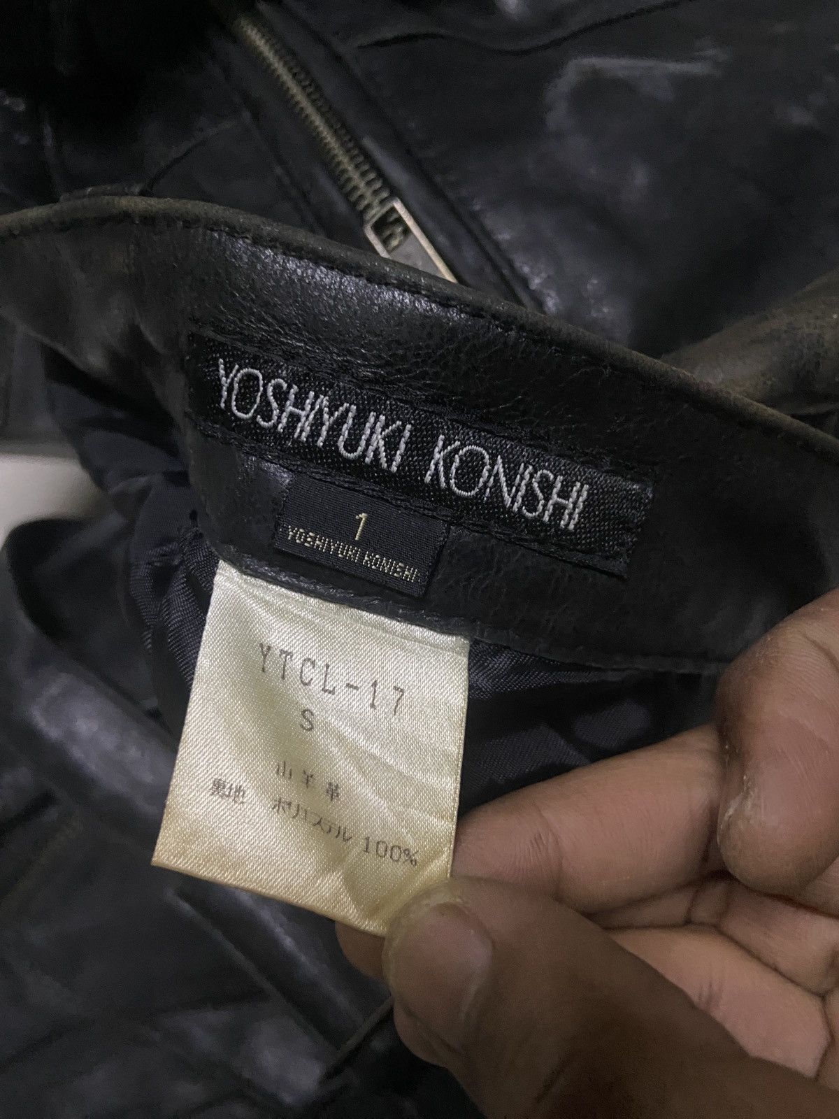 Vintage × Yoshiyuki Konishi RARE Vintage Yoshiyuki Konishi Leather Bondage Pant Size US 29 - 9 Thumbnail