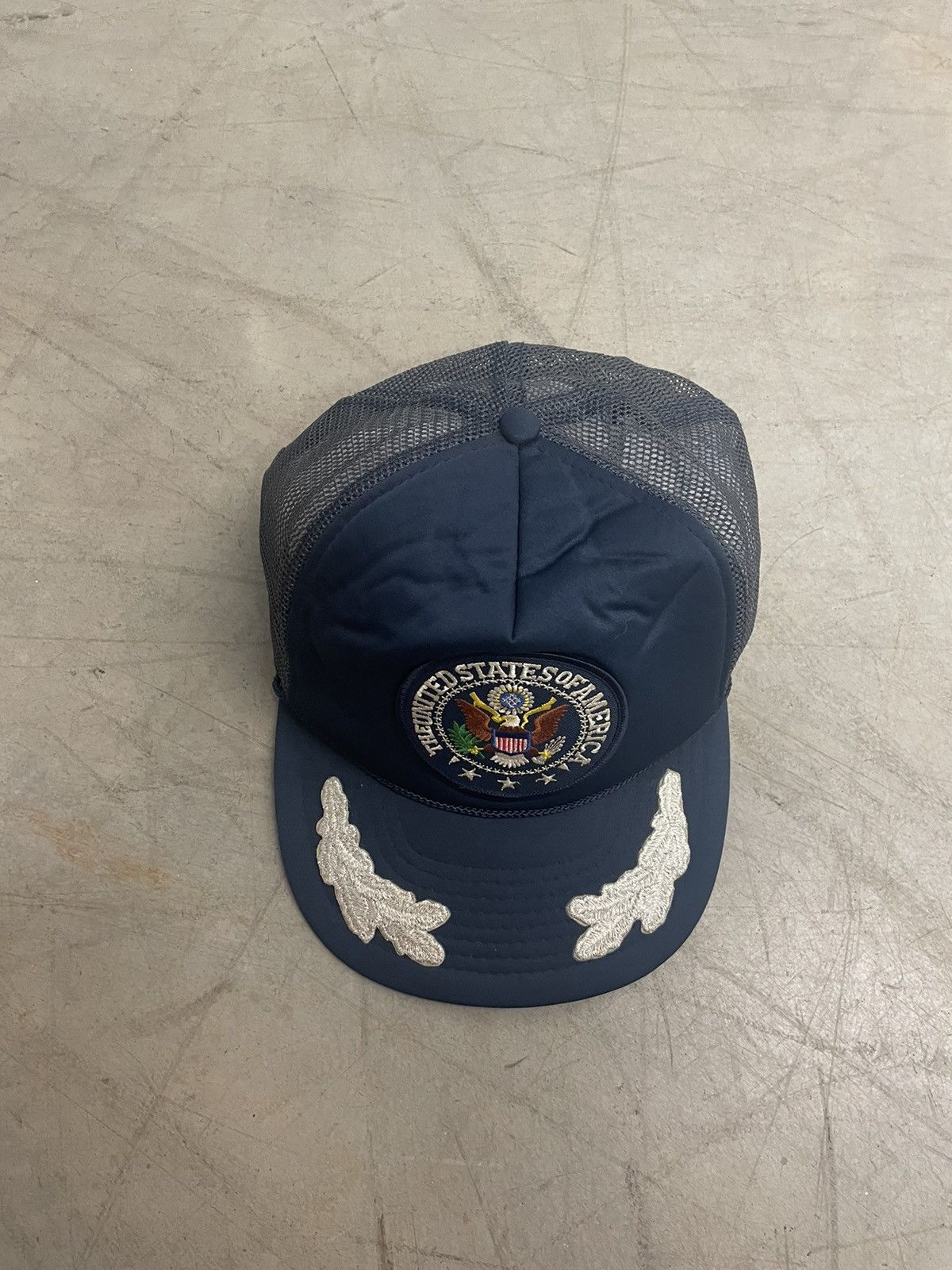 Vintage Vintage USA Snapback Trucker Hat Size ONE SIZE - 3 Thumbnail