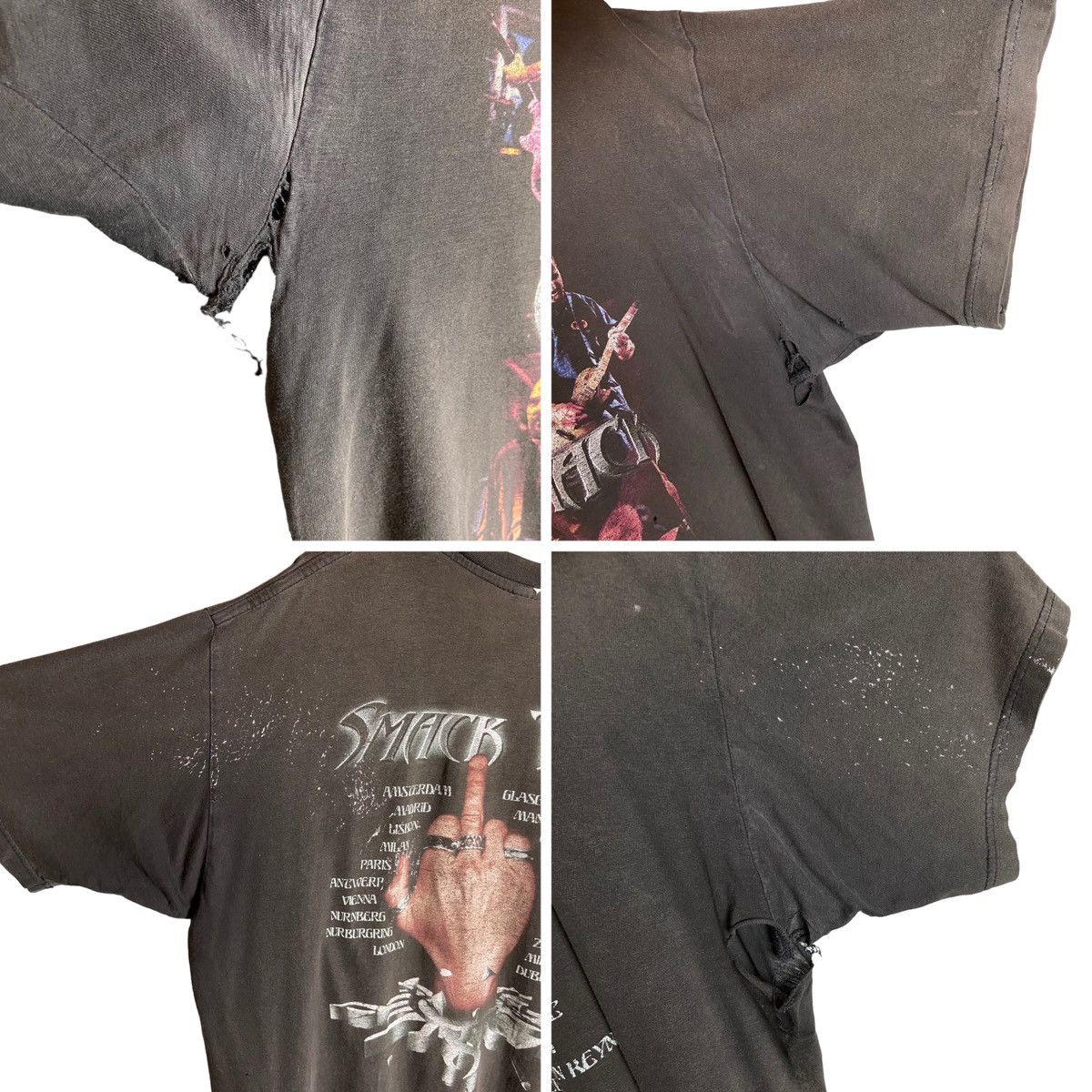 Band Tees Vintage 00s Godsmack Distressed Metal Tour Band Tee Size US XL / EU 56 / 4 - 8 Thumbnail