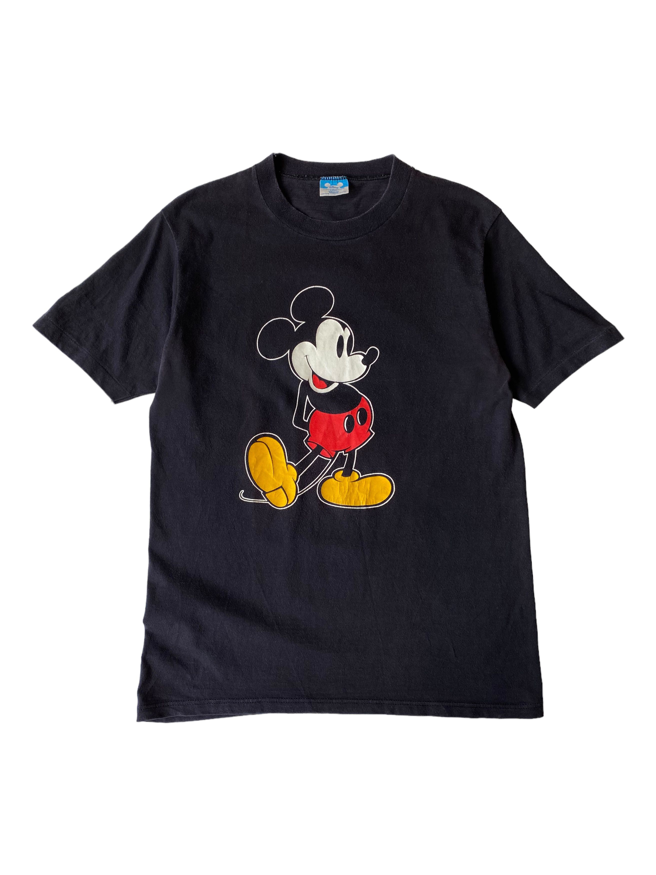 Disney Vintage 80's Mickey Mouse Tee Black (M) Size M / US 6-8 / IT 42-44 - 1 Thumbnail