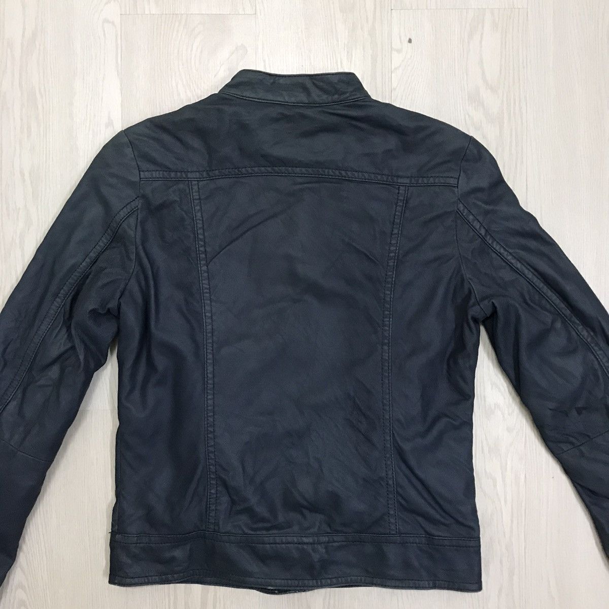 United Arrows × Vintage 💥RARE💥 United Arrow Sheep Leather Jacket Biker Jacket Size M / US 6-8 / IT 42-44 - 5 Thumbnail