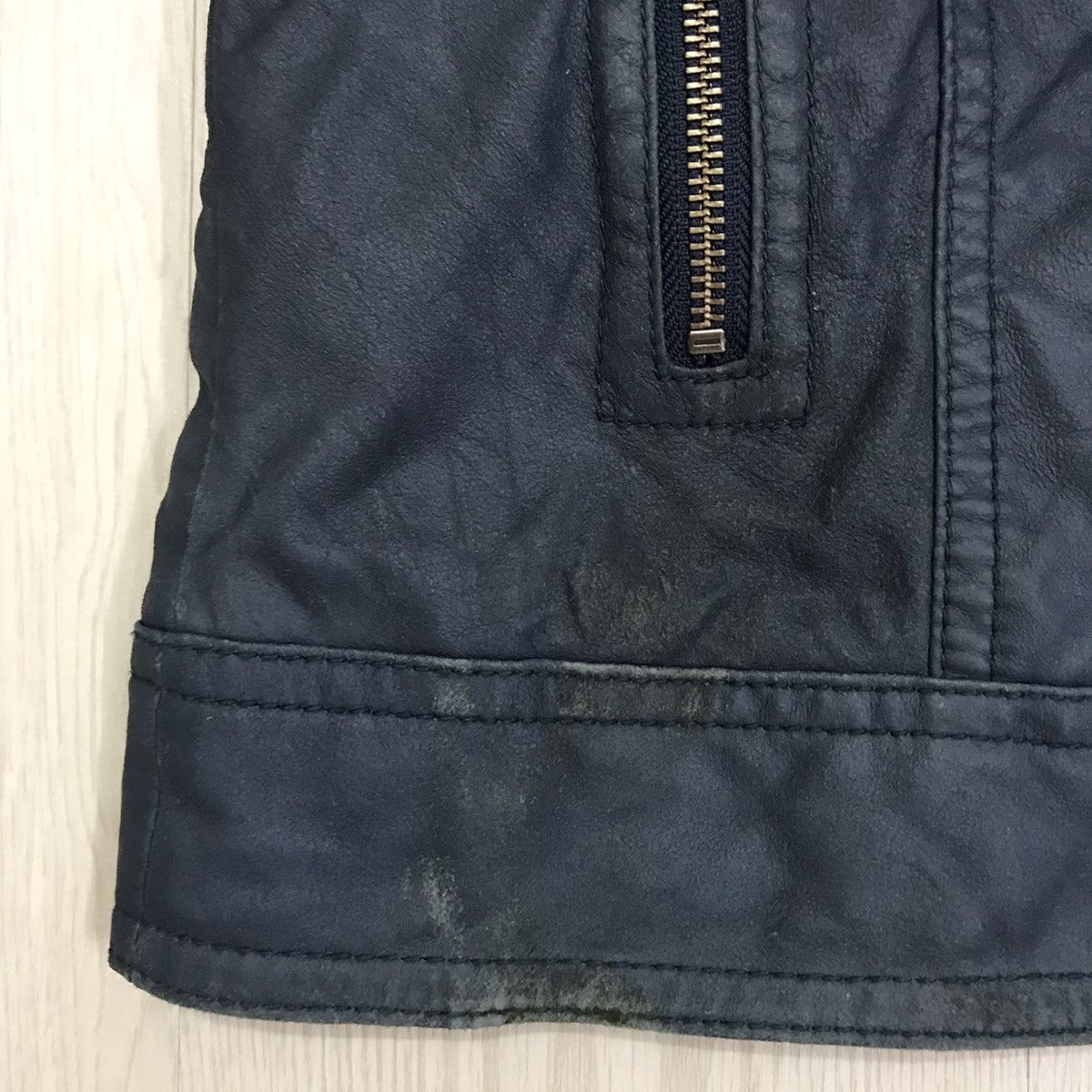 United Arrows × Vintage 💥RARE💥 United Arrow Sheep Leather Jacket Biker Jacket Size M / US 6-8 / IT 42-44 - 11 Thumbnail