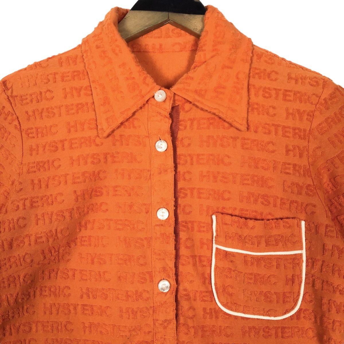 Hysteric Glamour Hysteric Glamour Polo Shirt I Do My Best Embossed Logo Size S / US 4 / IT 40 - 4 Thumbnail