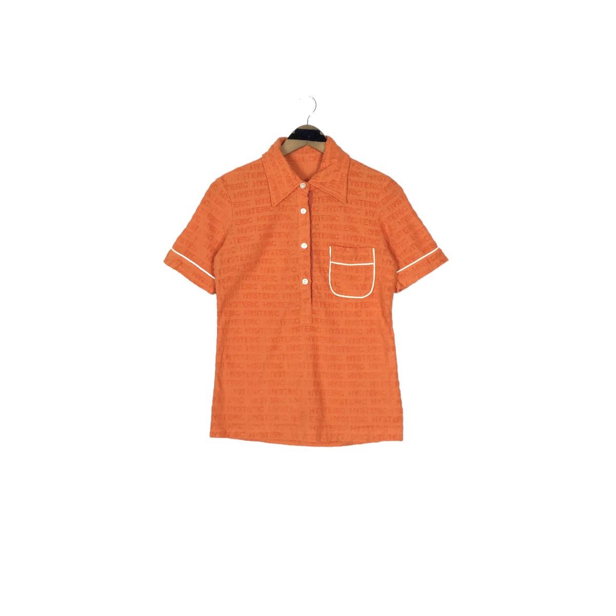 Hysteric Glamour Hysteric Glamour Polo Shirt I Do My Best Embossed Logo Size S / US 4 / IT 40 - 7 Thumbnail