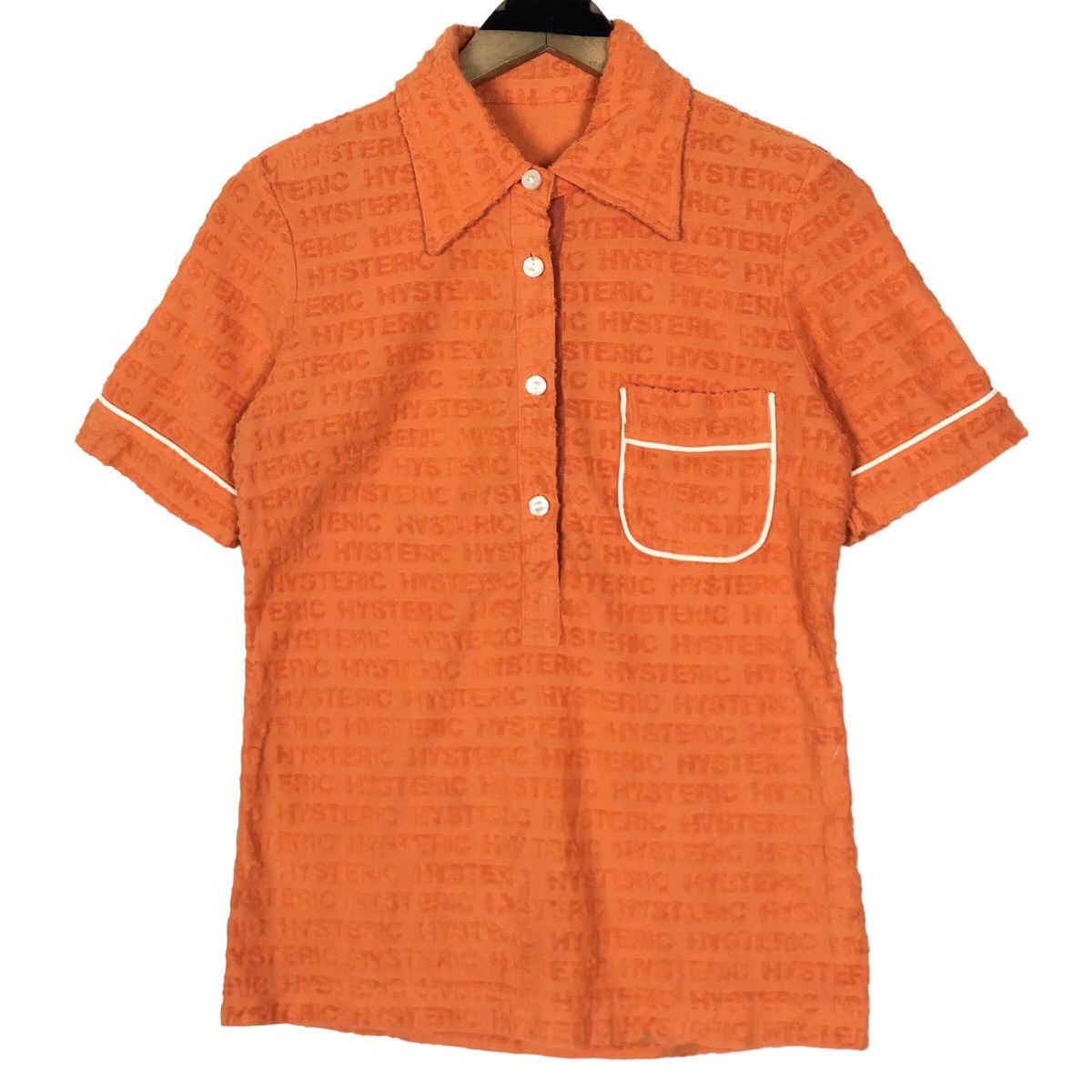 Hysteric Glamour Hysteric Glamour Polo Shirt I Do My Best Embossed Logo Size S / US 4 / IT 40 - 2 Thumbnail