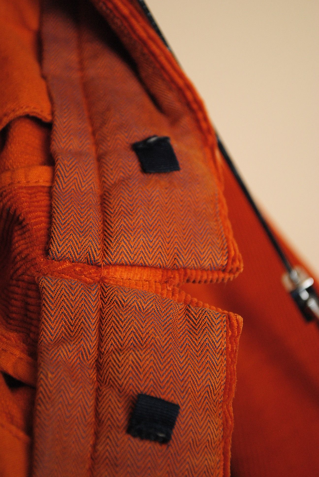 Incotex Orange Corduroy / Cord Pants Size 30 Size US 30 / EU 46 - 8 Thumbnail