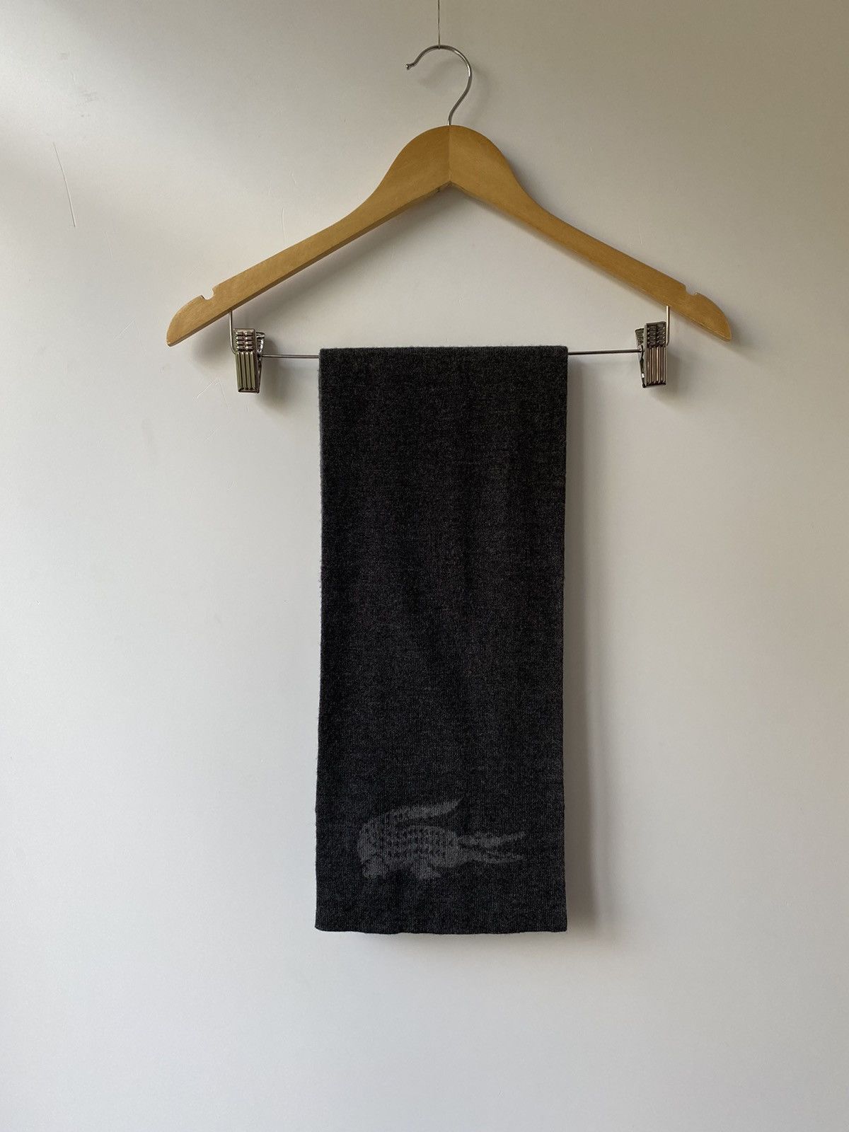 Lacoste 🇫🇷 Lacoste Wool Scarf Luxury Size ONE SIZE - 1 Thumbnail