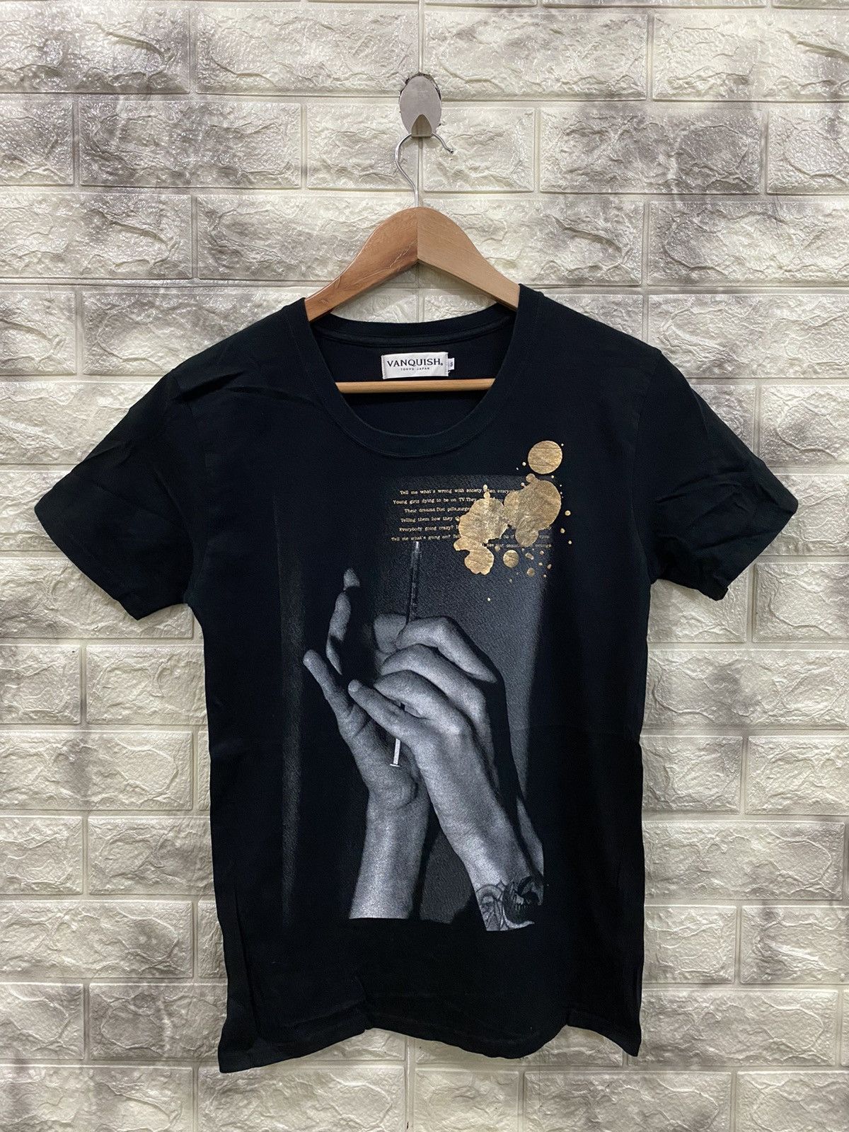 Vanquish Vanquish Black T Shirt Size S / US 4 / IT 40 - 1 Thumbnail