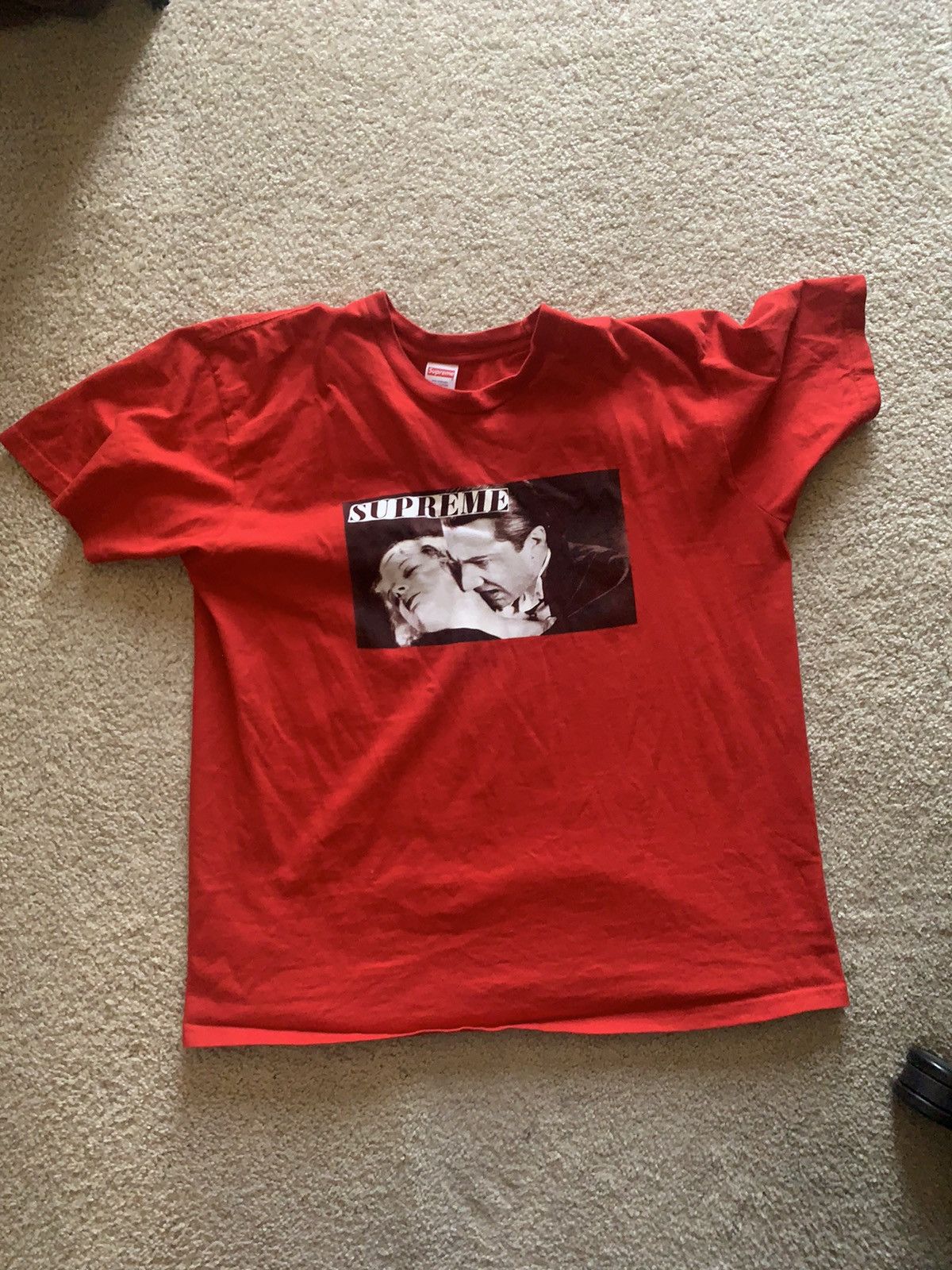 Supreme Supreme Bela Lugosi Dracula Tee Shirt Red | Grailed