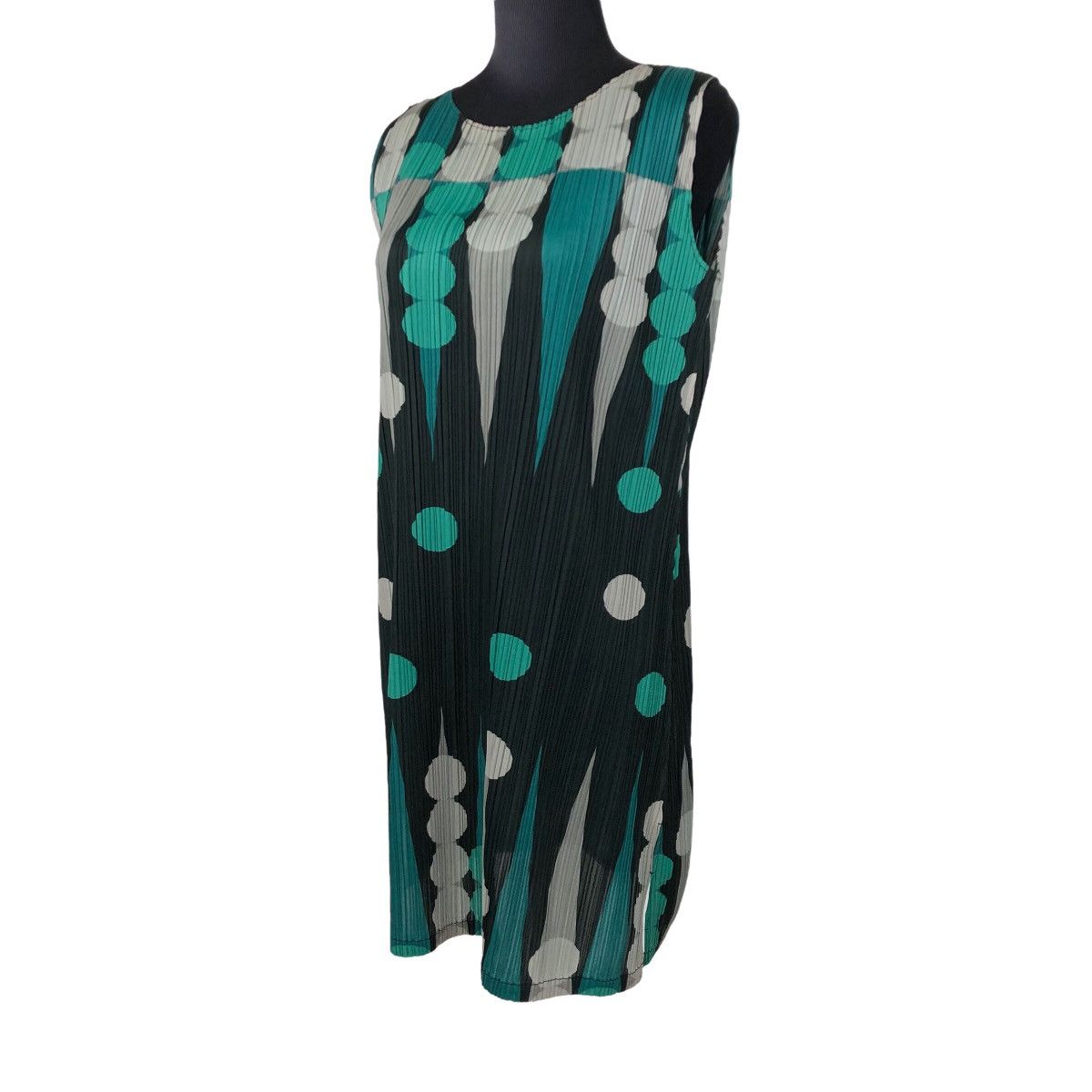 Issey Miyake Pleats Please 2017 AW Pleated Mini Dress