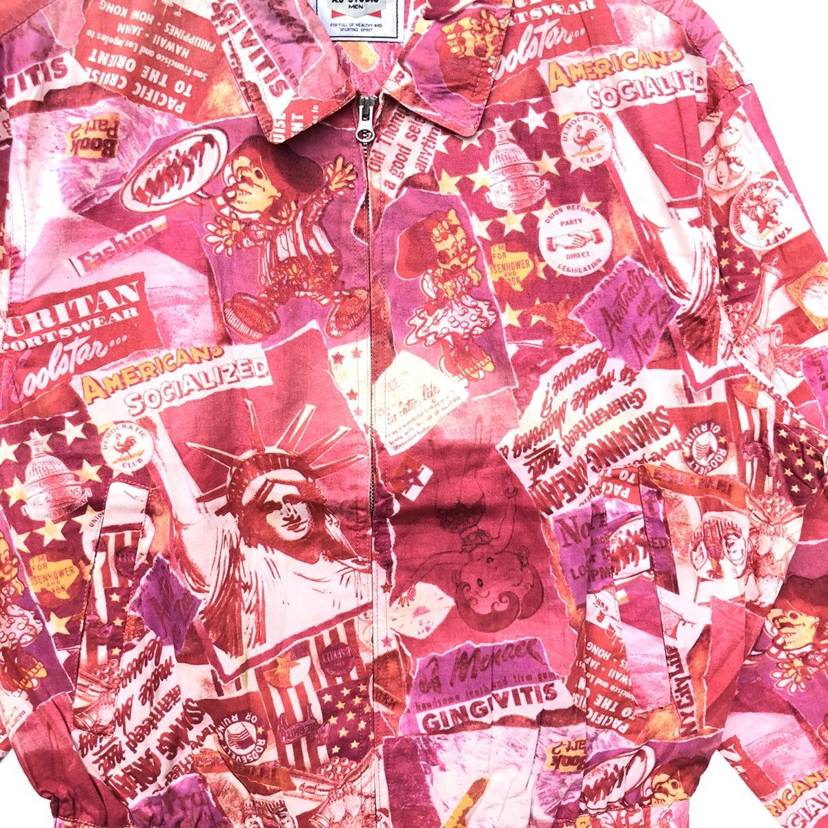 Vintage Vintage As Studio Japanese Brand Full Print Jacket Size US L / EU 52-54 / 3 - 3 Thumbnail
