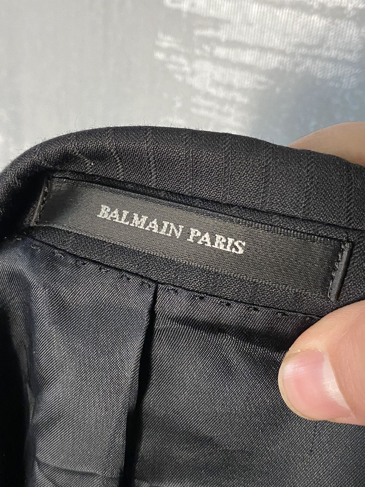 Balmain × Pierre Balmain Balmain Paris Black Jacket size M Size 40R - 4 Thumbnail